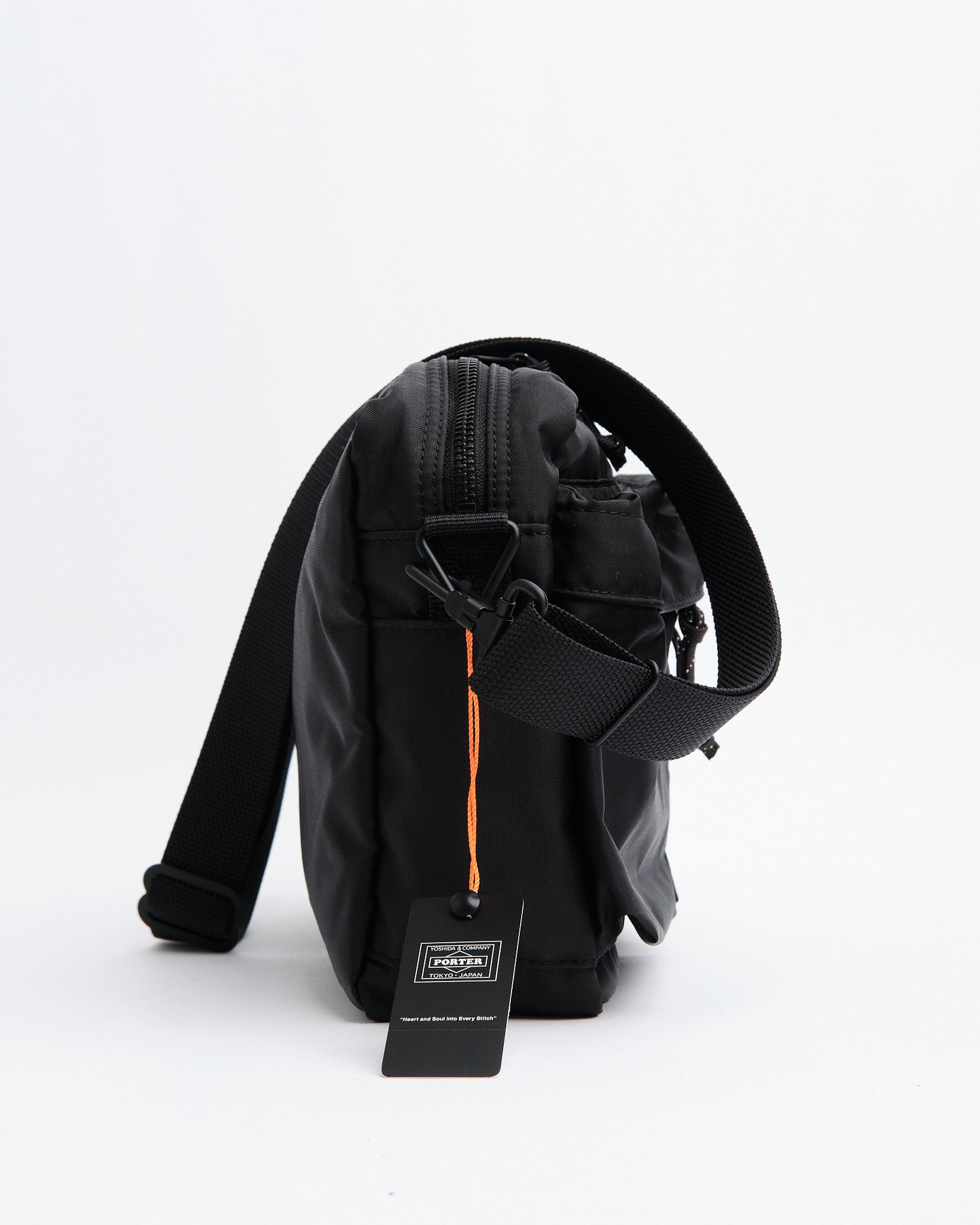 Force Shoulder Bag (S) Black by Porter by Yoshida - Meadow