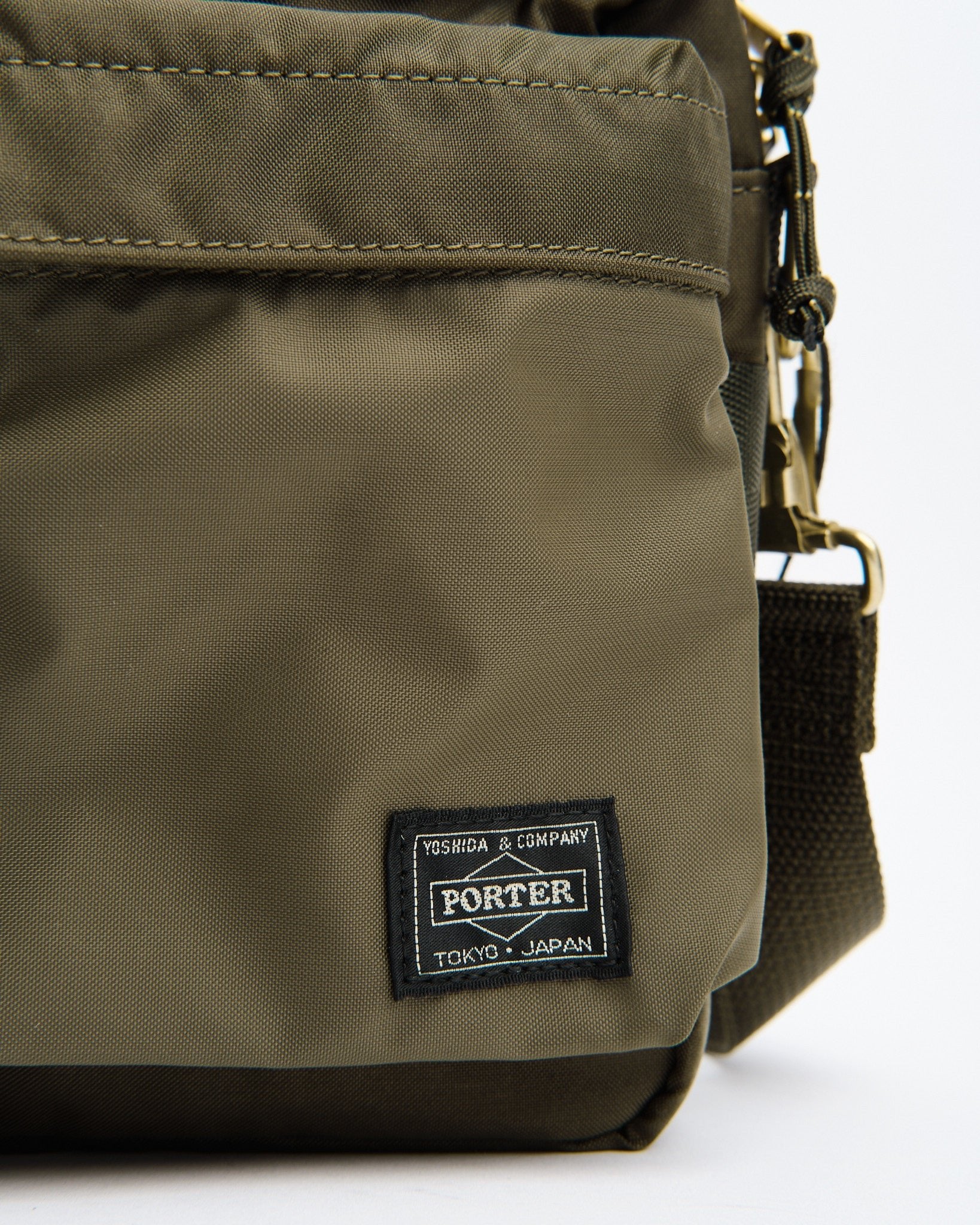 Force Shoulder Bag (S) Olive Drab by Porter by Yoshida - Meadow