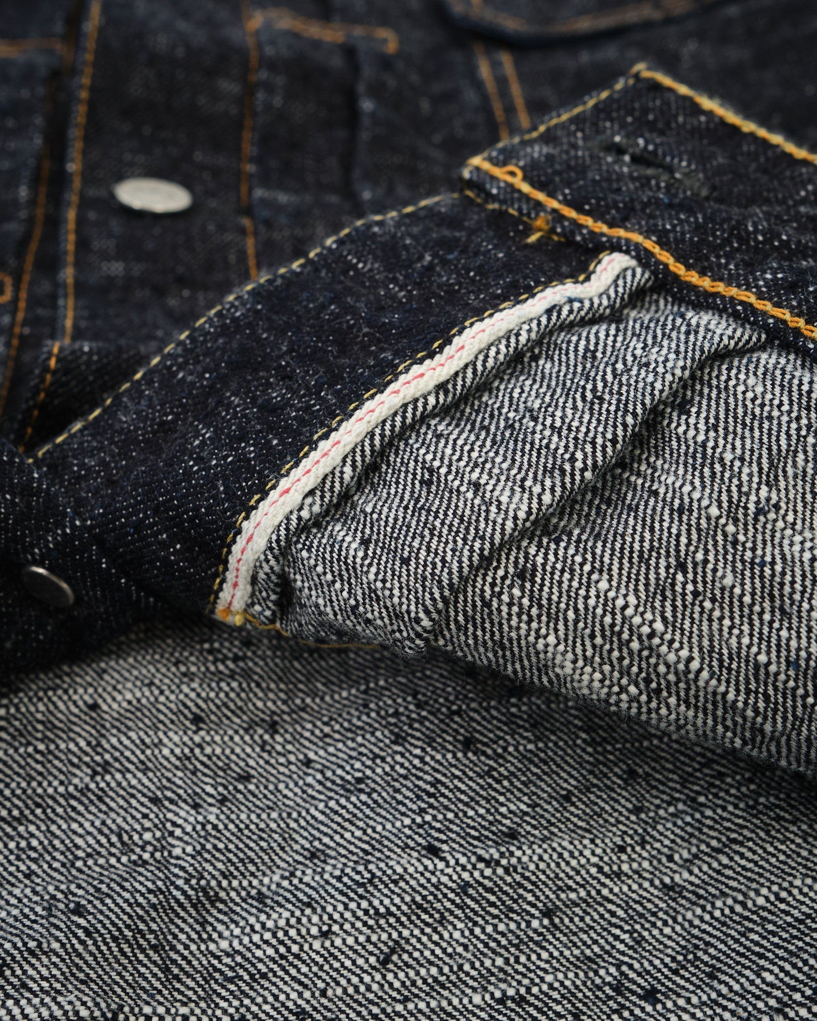 GL3 2nd Type Denim Jacket One Wash by Studio D'Artisan - Meadow