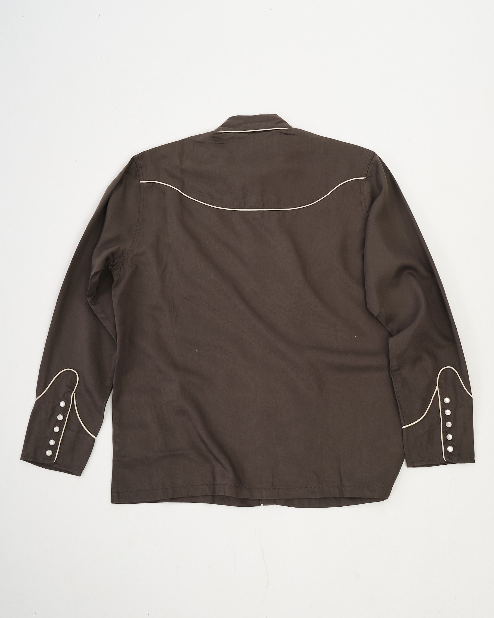 Gonzo Western Shirt Sunburns Black/Brown från Nudie Jeans Co - Meadow
