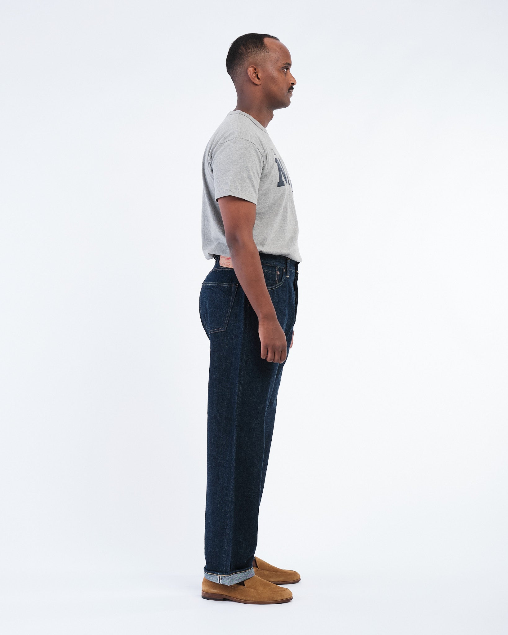 GRAND DAD'S FIT DENIM PANTS ONE WASH