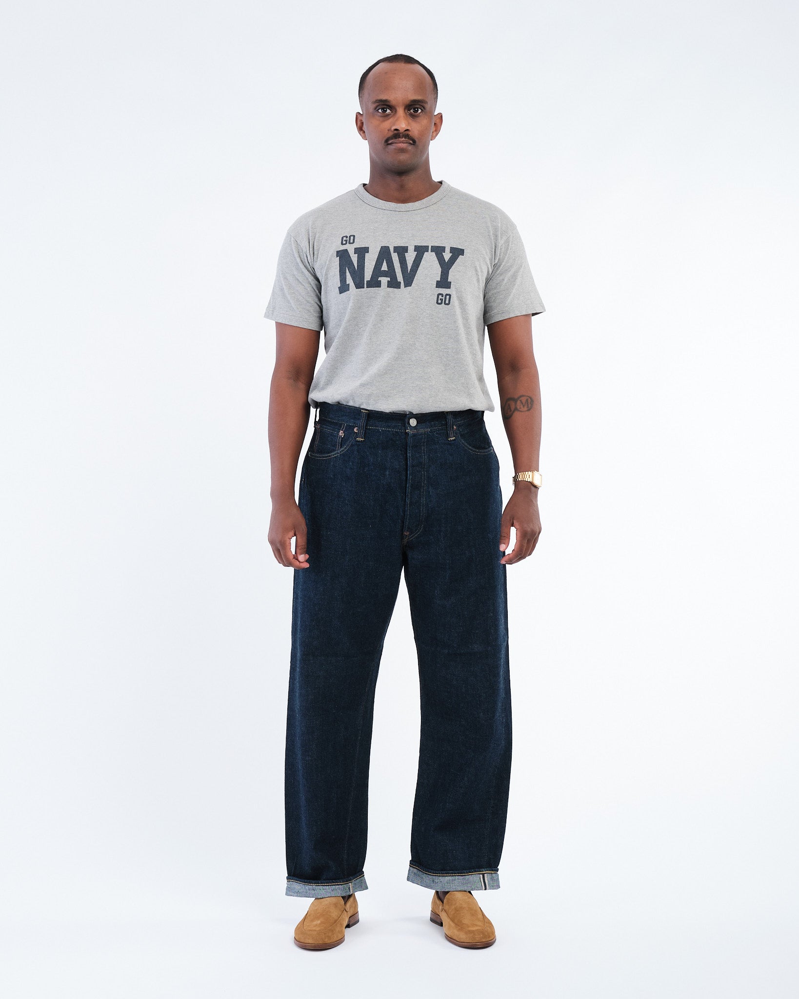 オアスロウ　Grand Dad's Fit Denim Pants サイズ5 GRAND DAD'S FIT DENIM PANTS ONE WASH