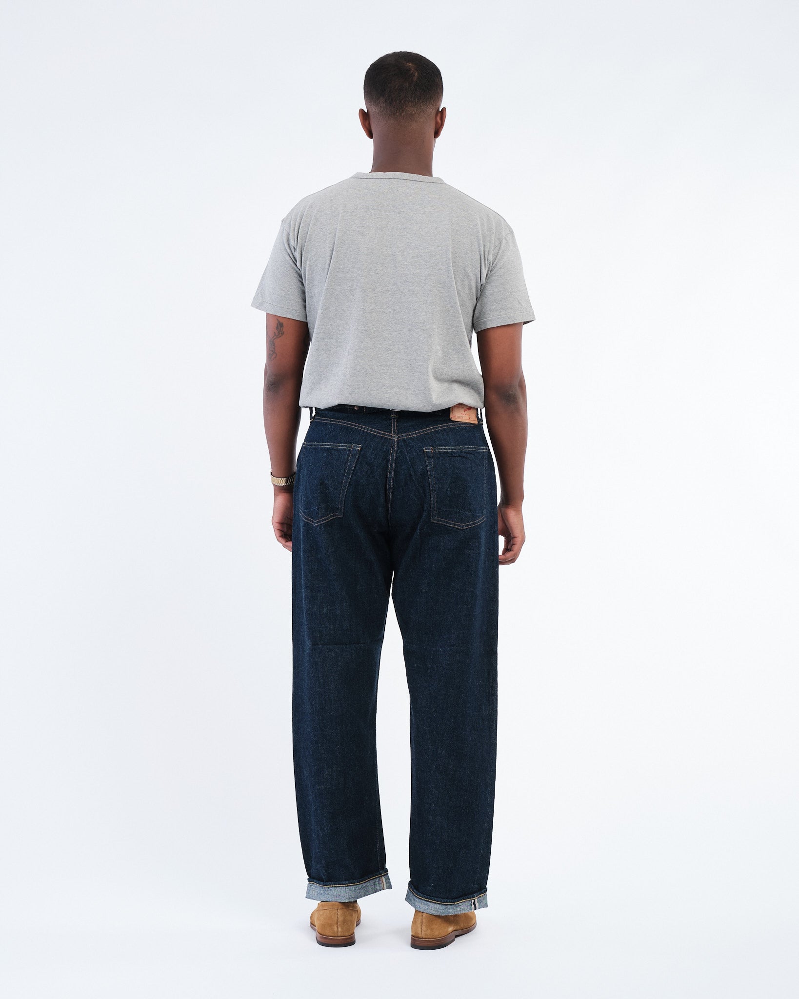 GRAND DAD'S FIT DENIM PANTS ONE WASH