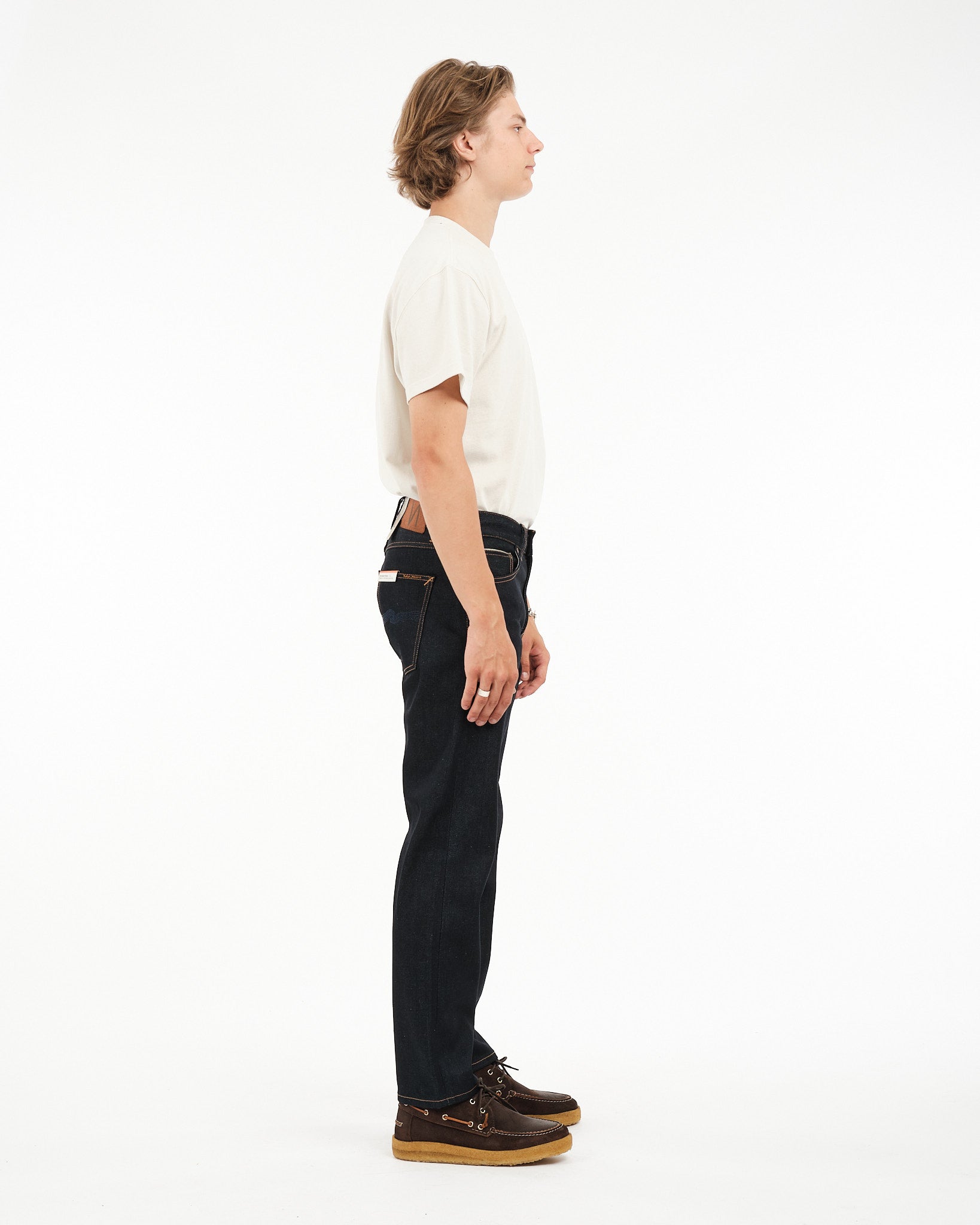 Gritty Jackson Dry Maze Selvage by Nudie Jeans Co - Meadow