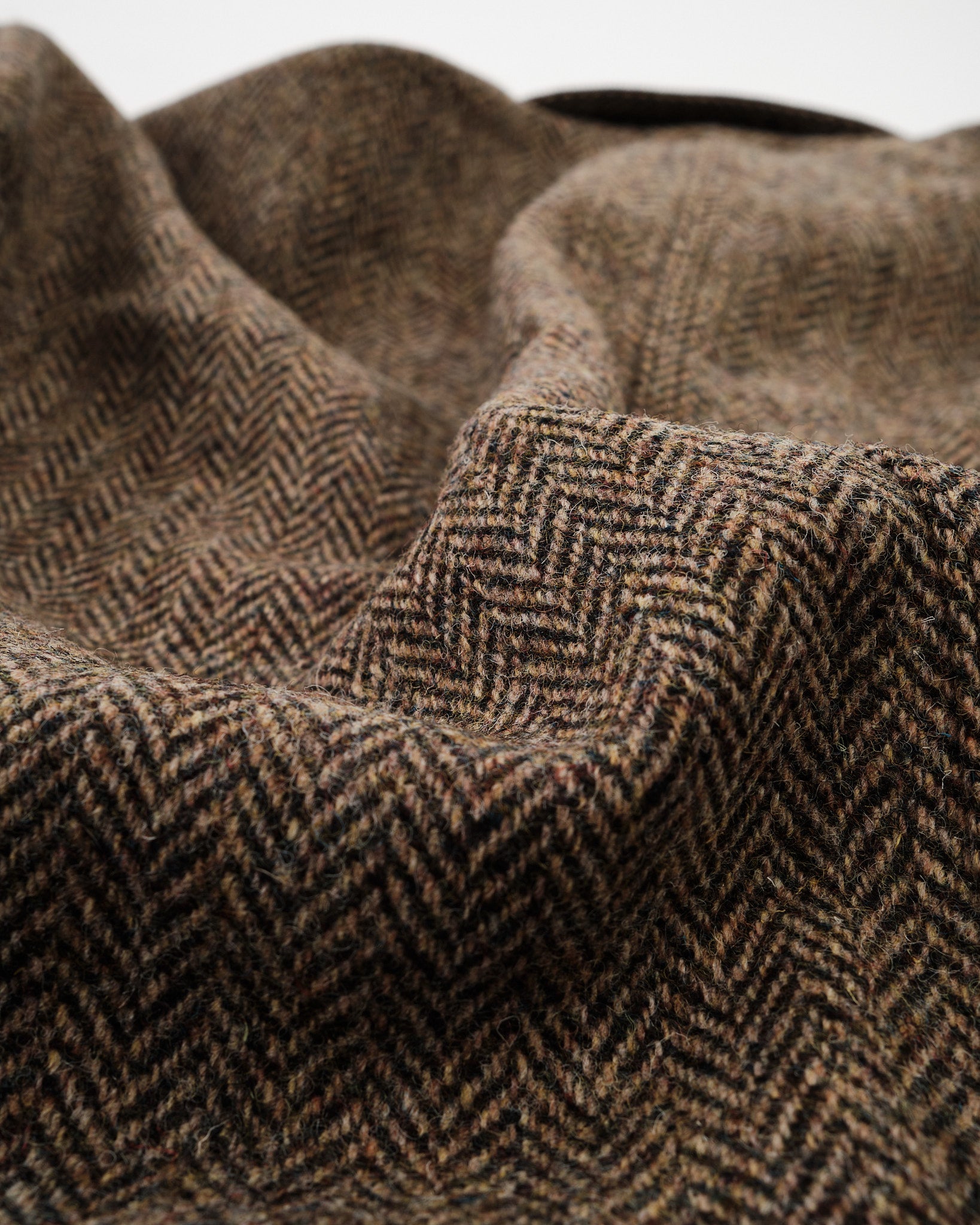Harris Tweed Relax Fit Coverall Khaki by orSlow - Meadow