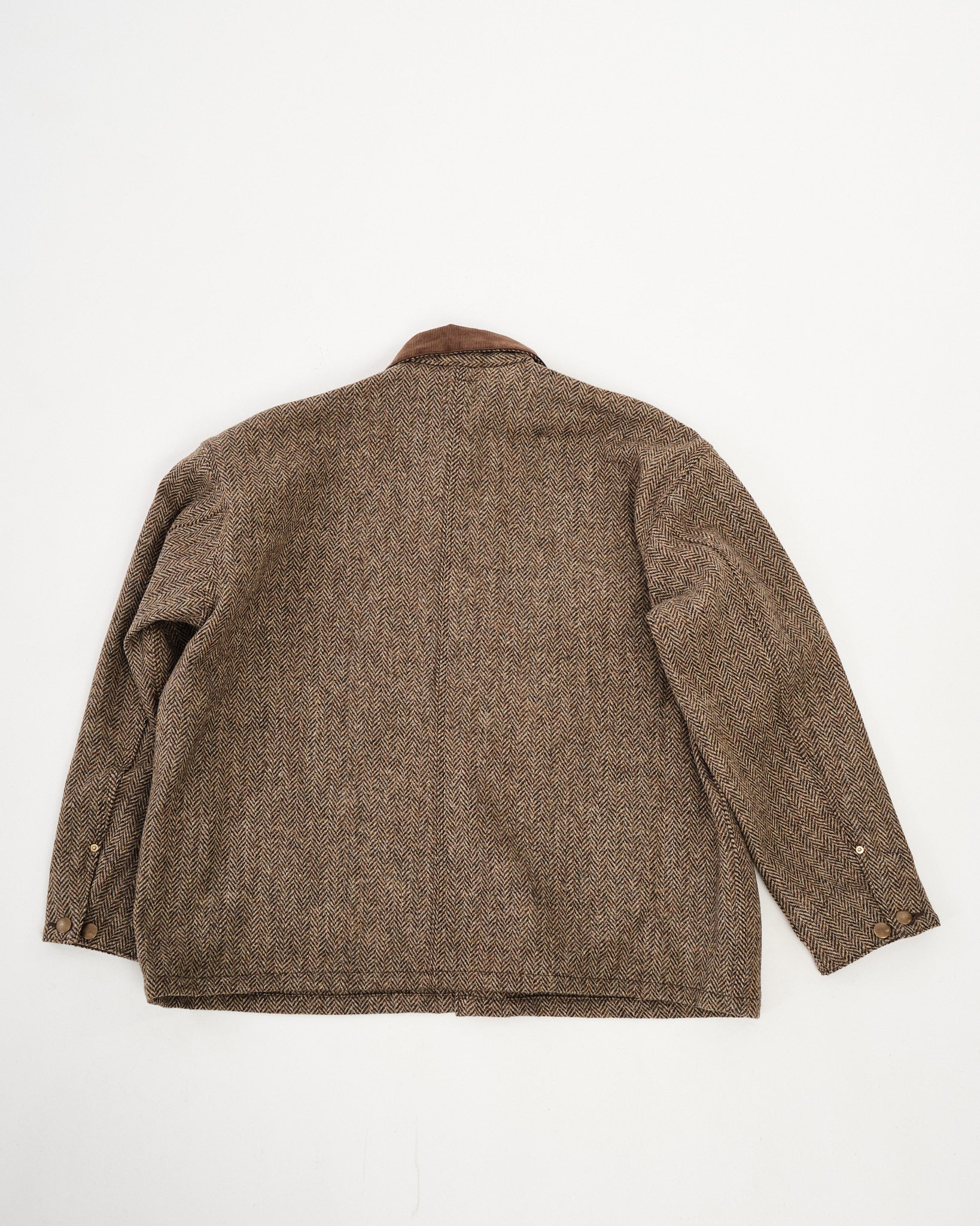 Harris Tweed Relax Fit Coverall Khaki by orSlow - Meadow