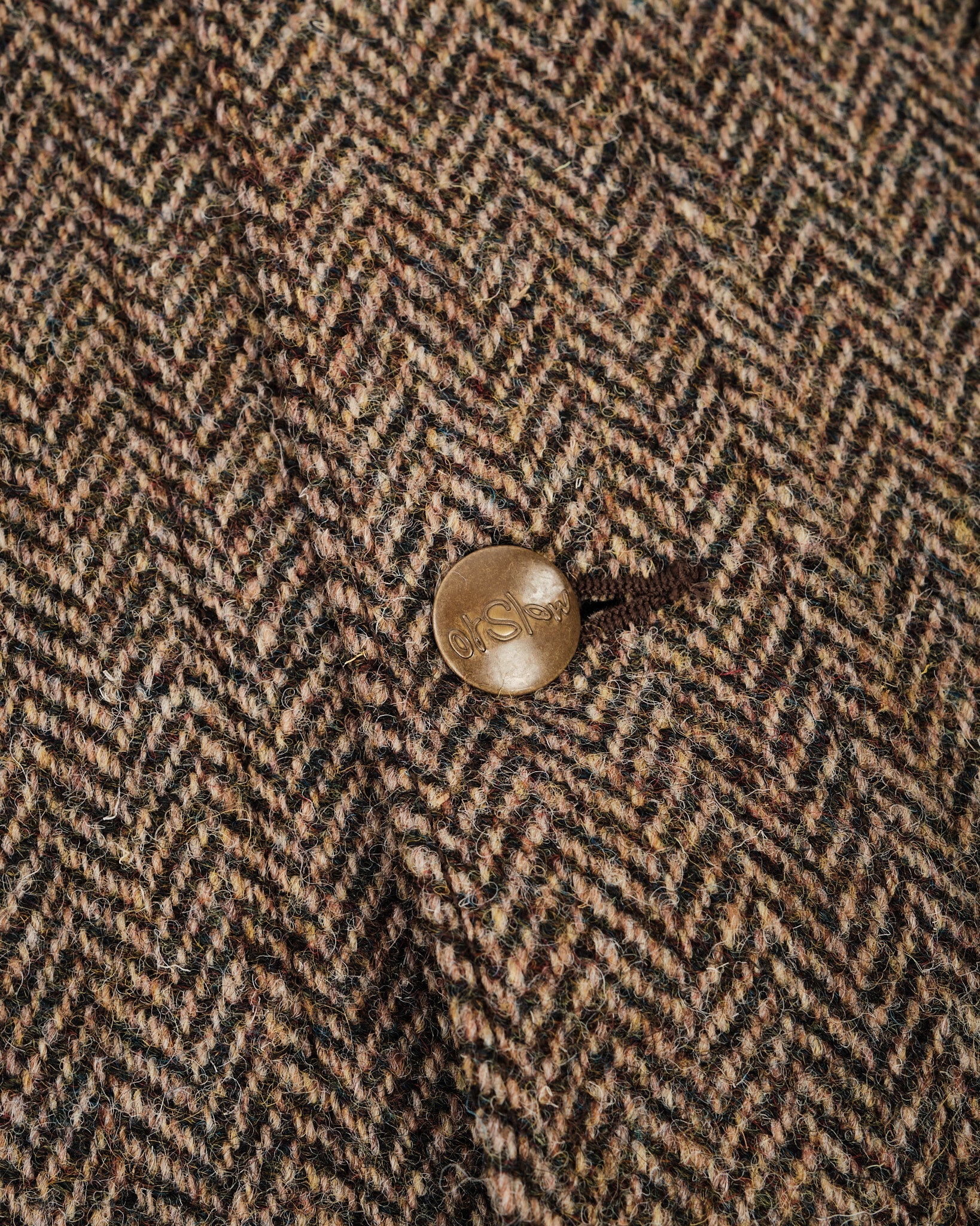 Harris Tweed Relax Fit Coverall Khaki by orSlow - Meadow