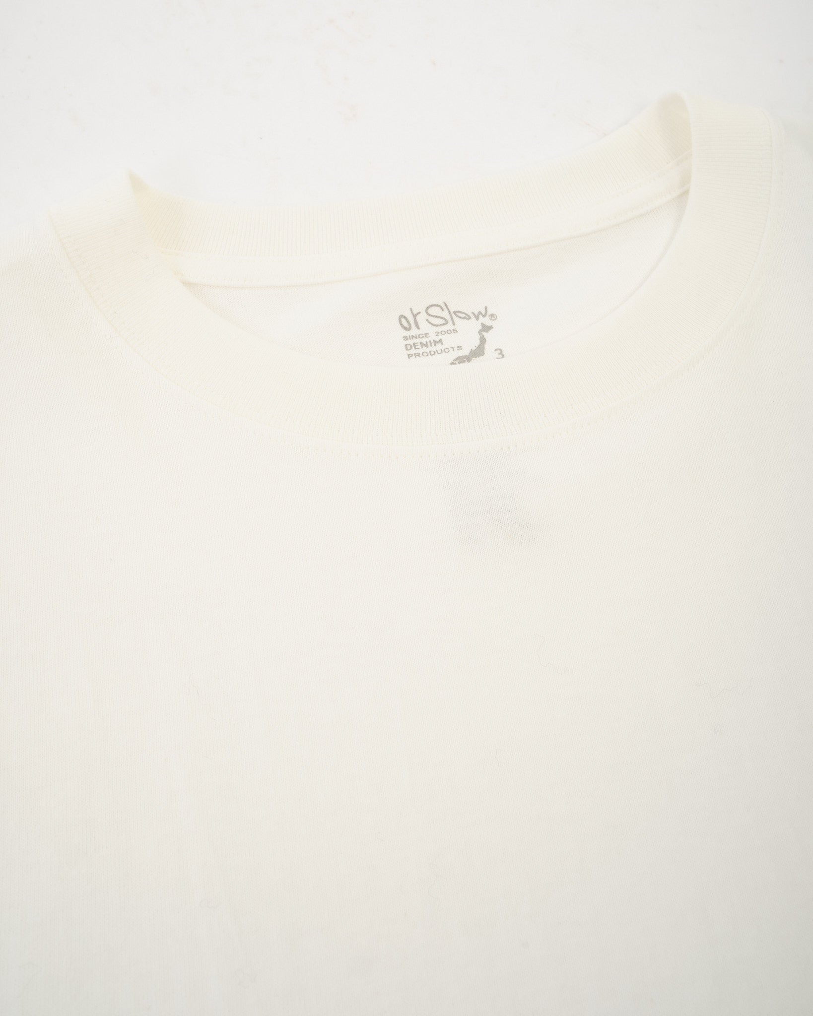 Just T-shirt White by orSlow - Meadow