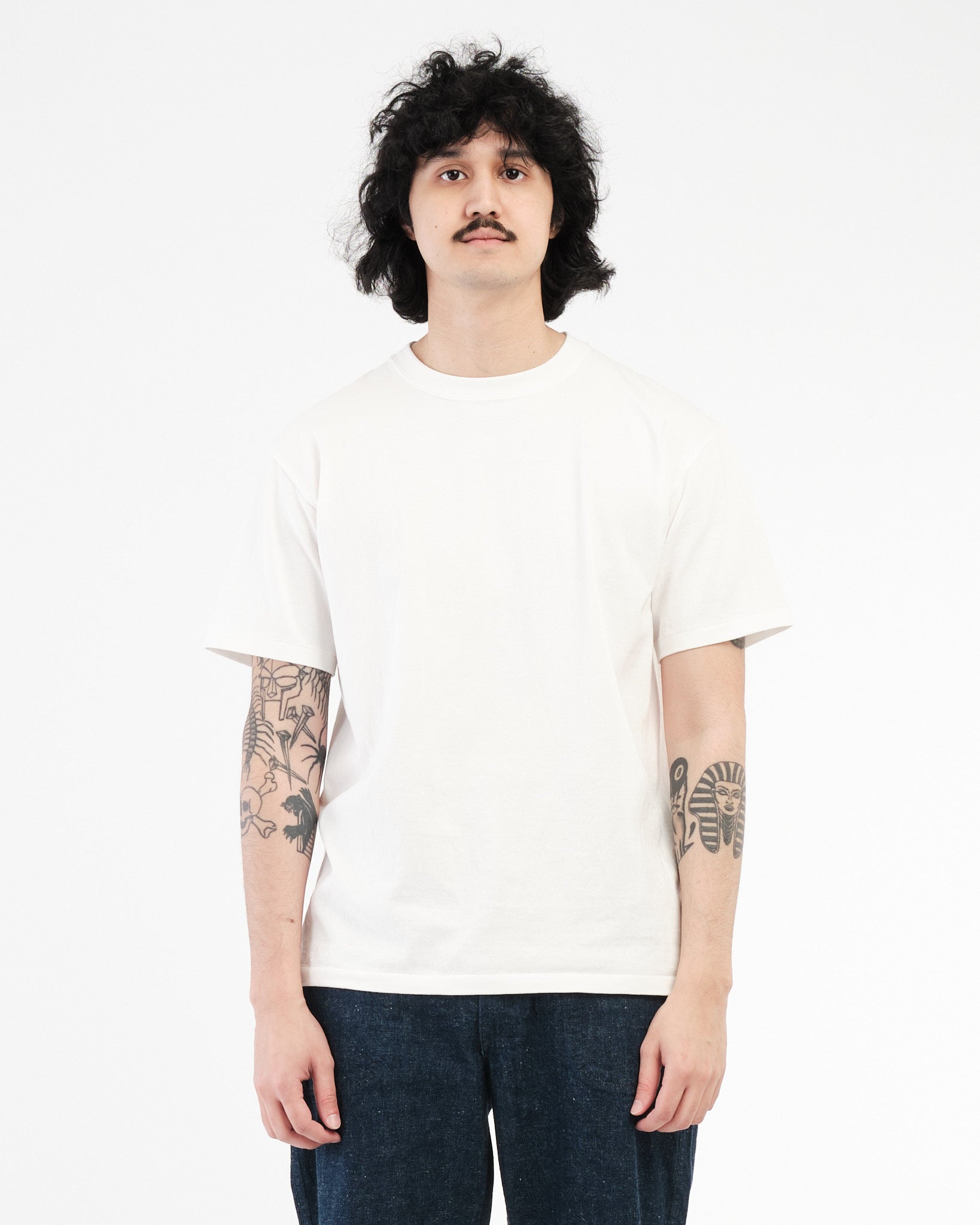 Just T-shirt White by orSlow ▶️ Meadow Store Just T-shirt White by orSlow ▶️ Meadow Store