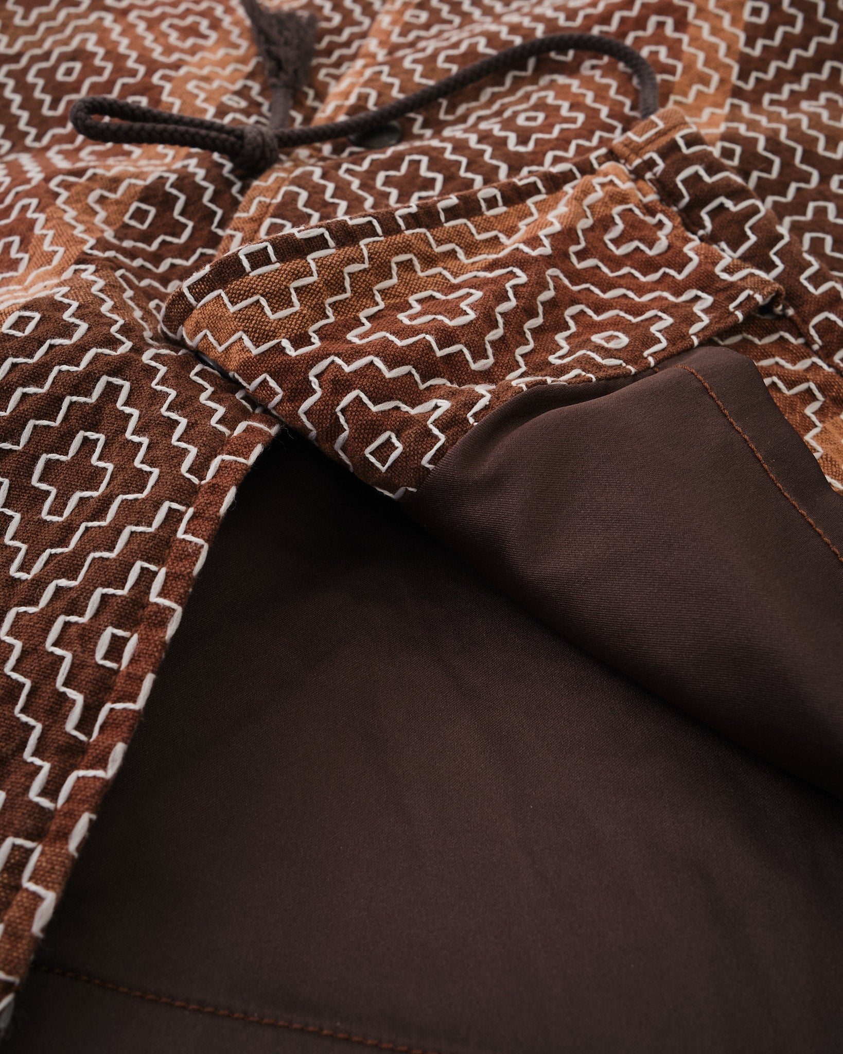 Kakishibu Noragi Sashiko Jacket by Studio D'Artisan - Meadow
