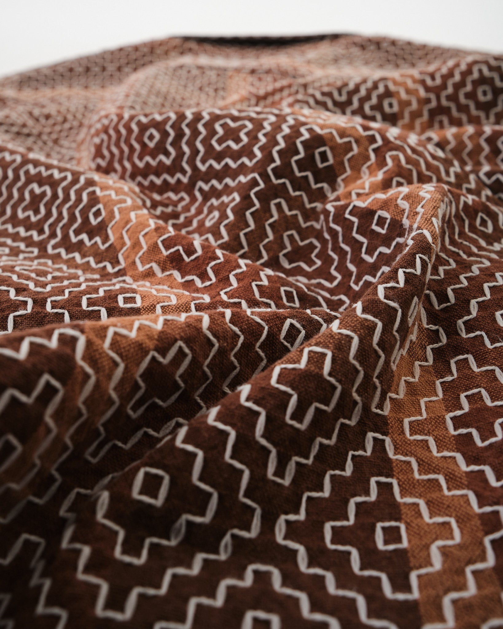 Kakishibu Noragi Sashiko Shirt by Studio D'Artisan - Meadow