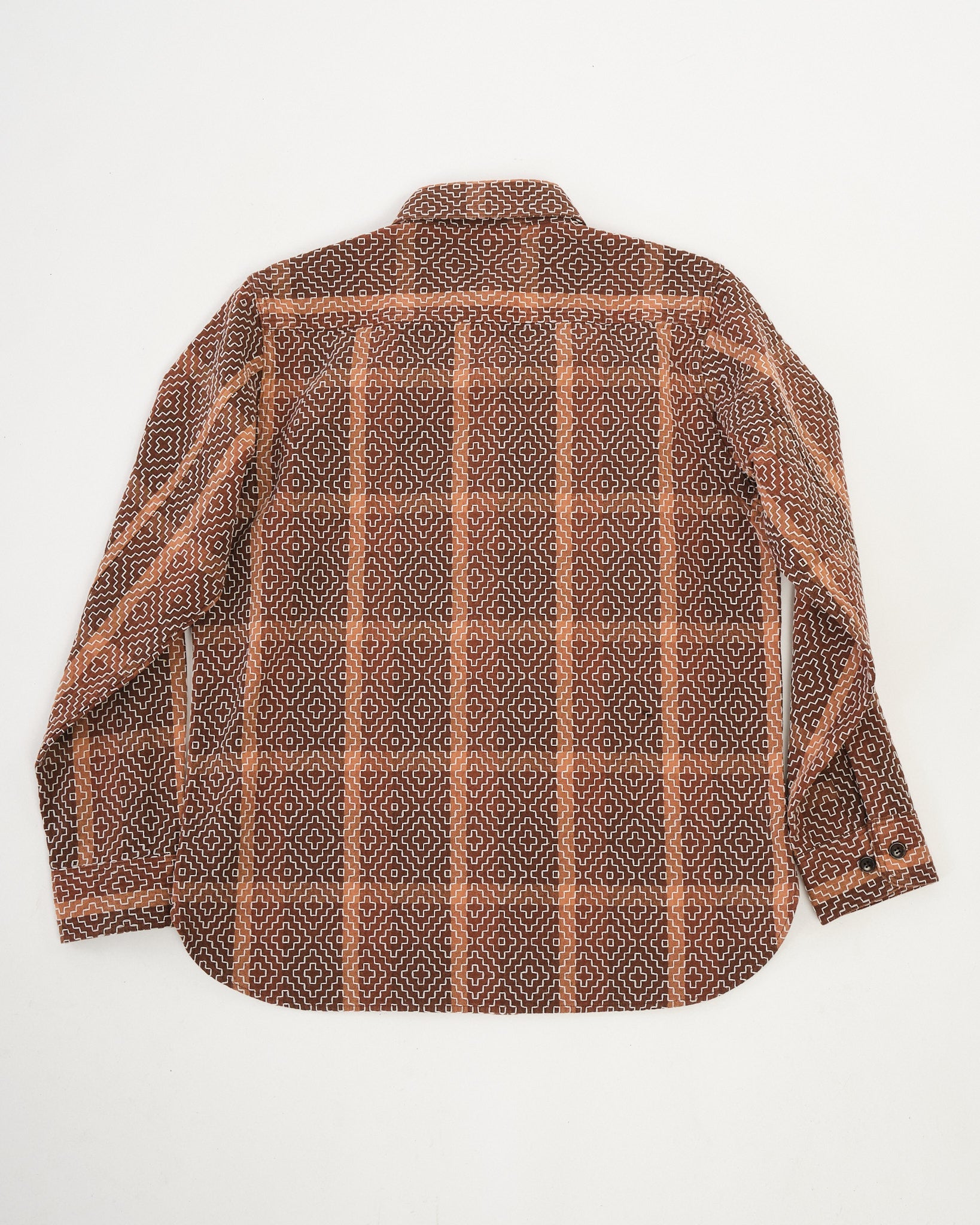Kakishibu Noragi Sashiko Shirt by Studio D'Artisan - Meadow