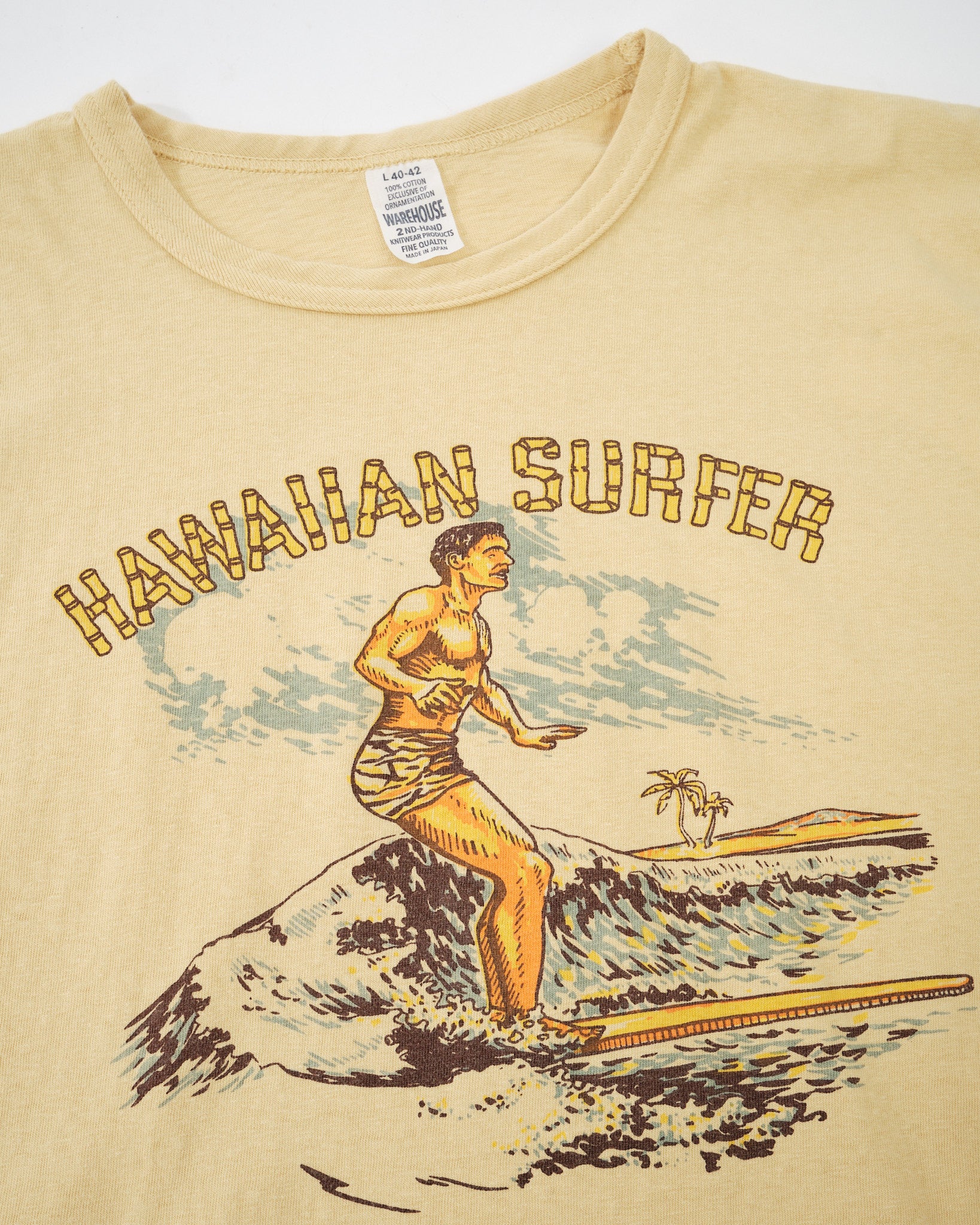 WAREHOUSE | Lot 4064 Hawaiian Surfer Cream Yellow | MEADOW