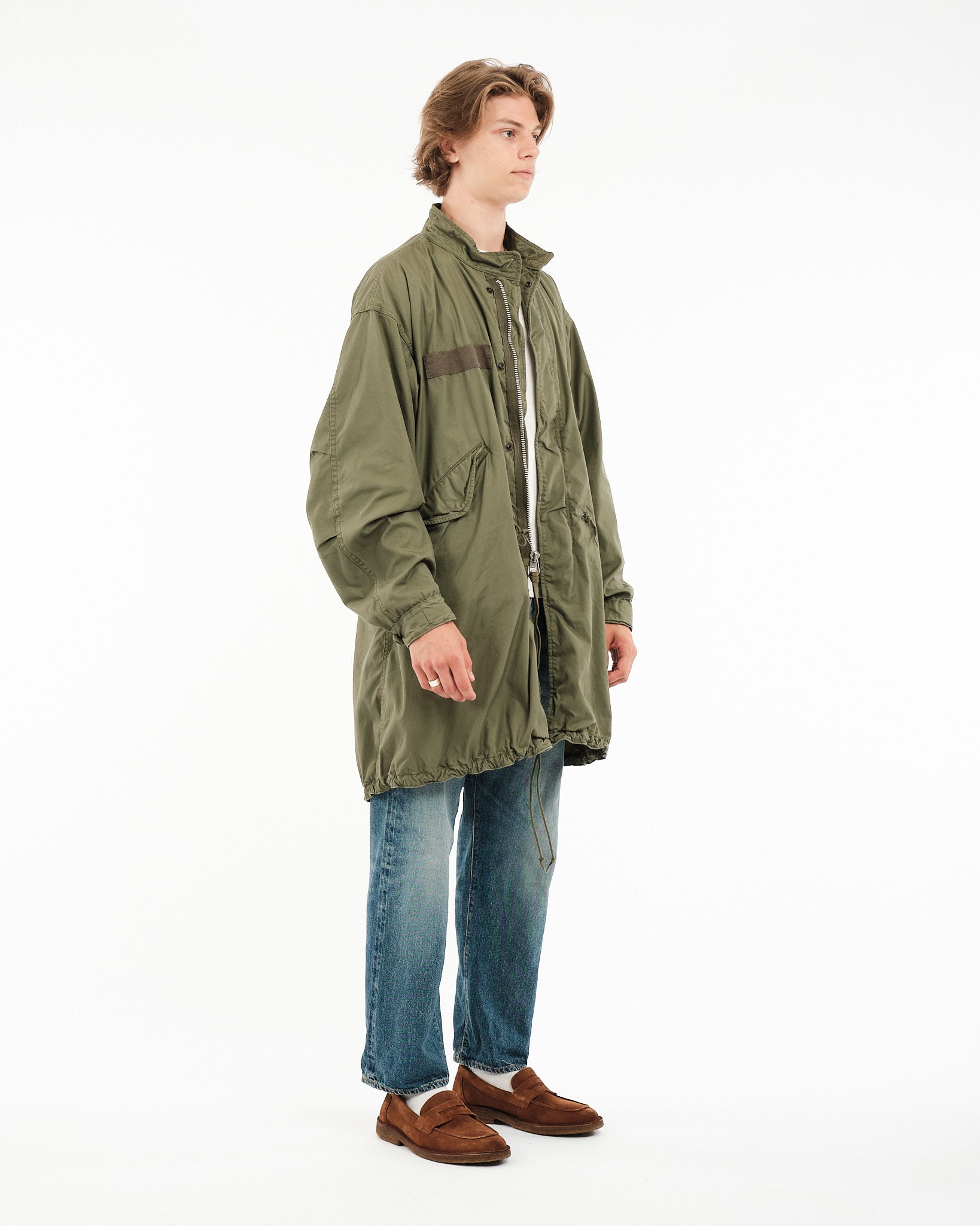 M-65 Fish Tail Coat Army Green by orSlow - Meadow
