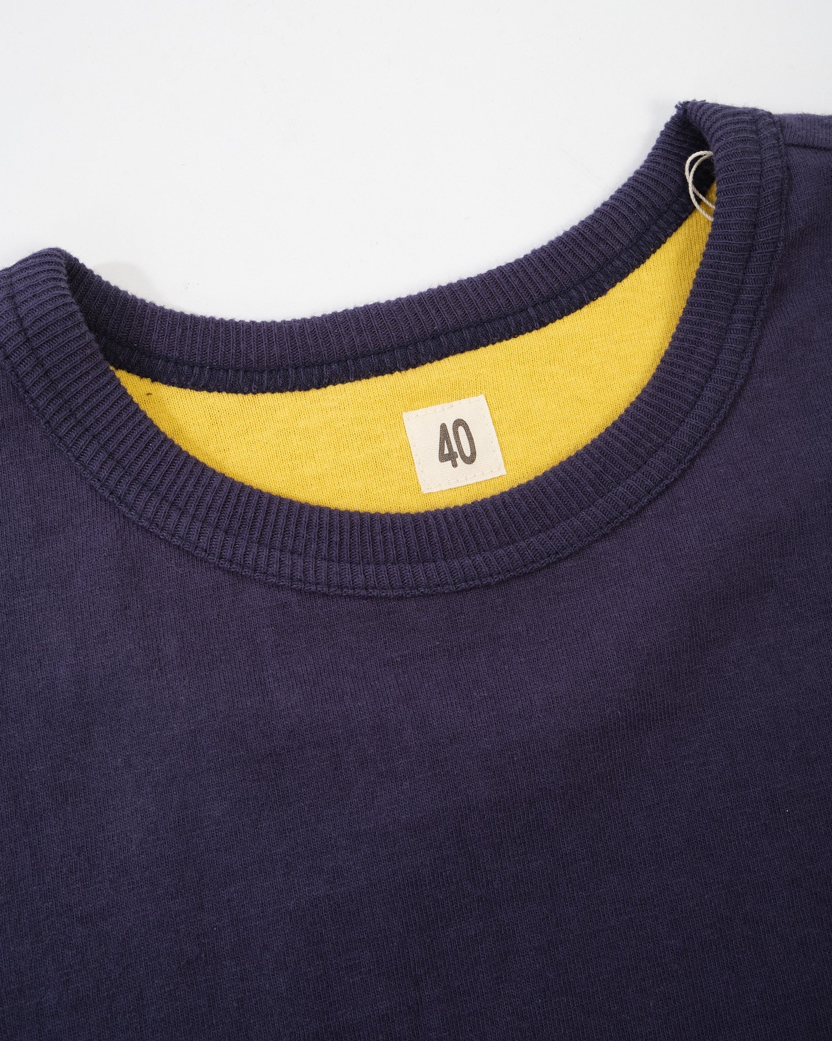 Reversible Tee Navy × Yellow 40 THE REAL MCCOYS | MC26005 U.S.N. REVERSIBLE T-SHIRT Navy/Yellow