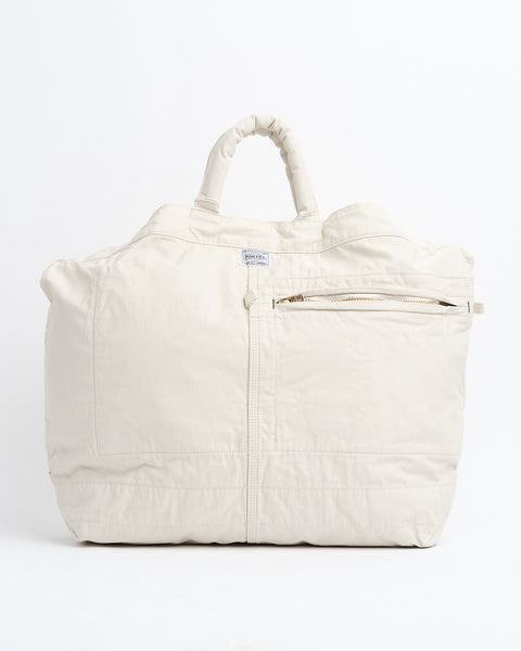 Mile 2Way Tote Bag (L) White by Porter by Yoshida - Meadow
