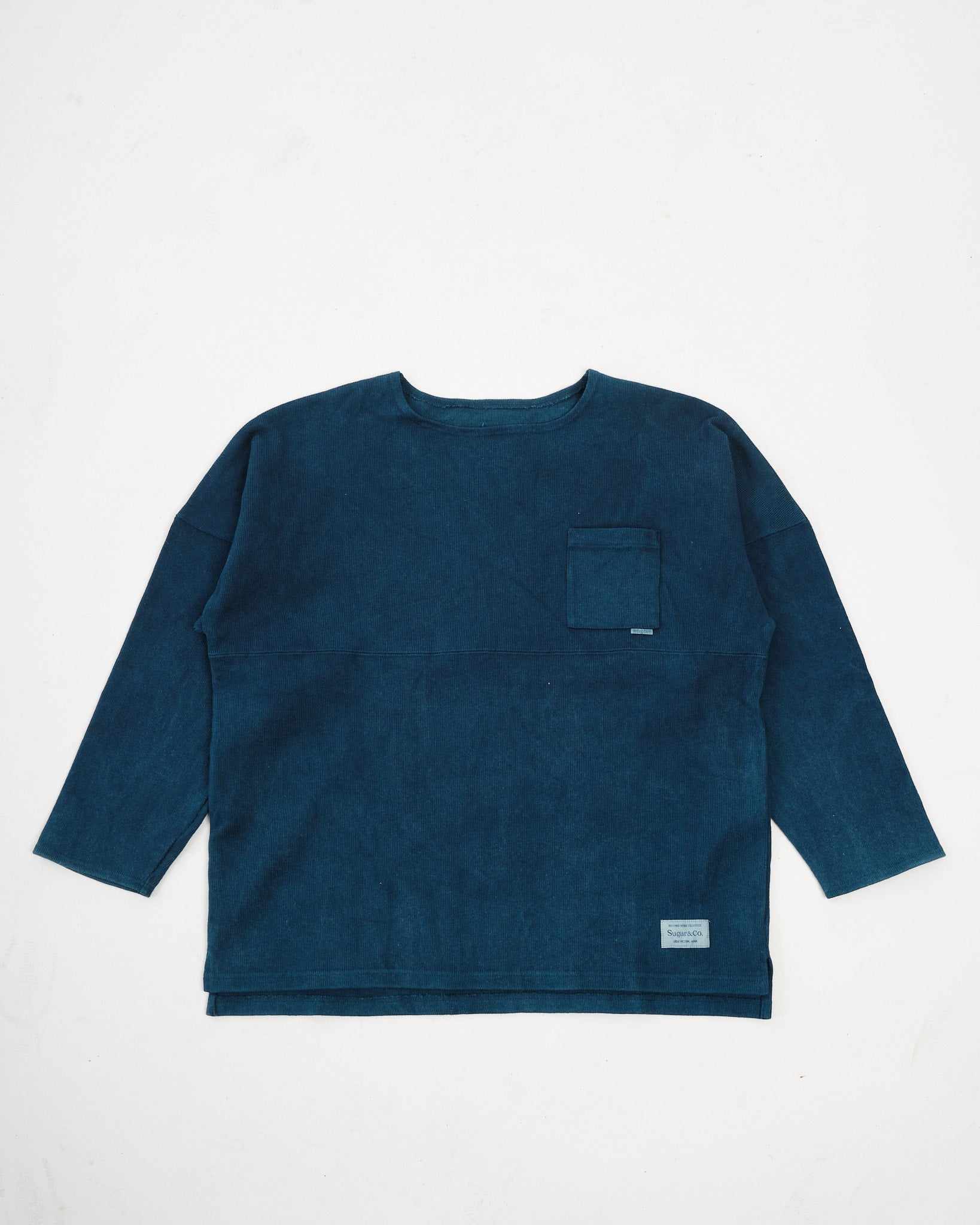 Monster Basque Shirt Indigo by Sugar & Co. - Meadow