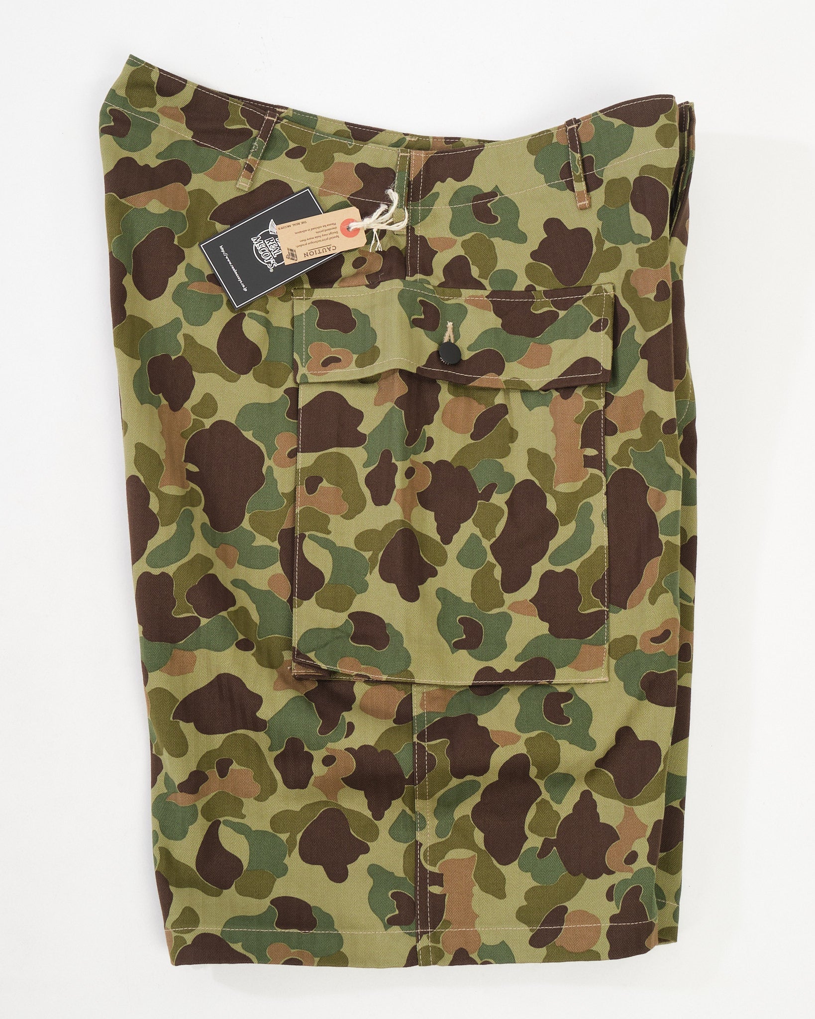 THE REAL MCCOYS | MP26002 REVERSIBLE FROGSKIN CAMOUFLAGE SHORTS