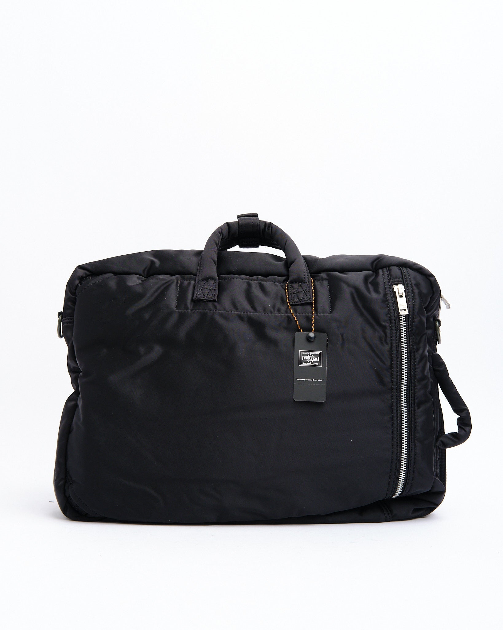 New Tanker 3-Way Document Bag Black by Porter by Yoshida