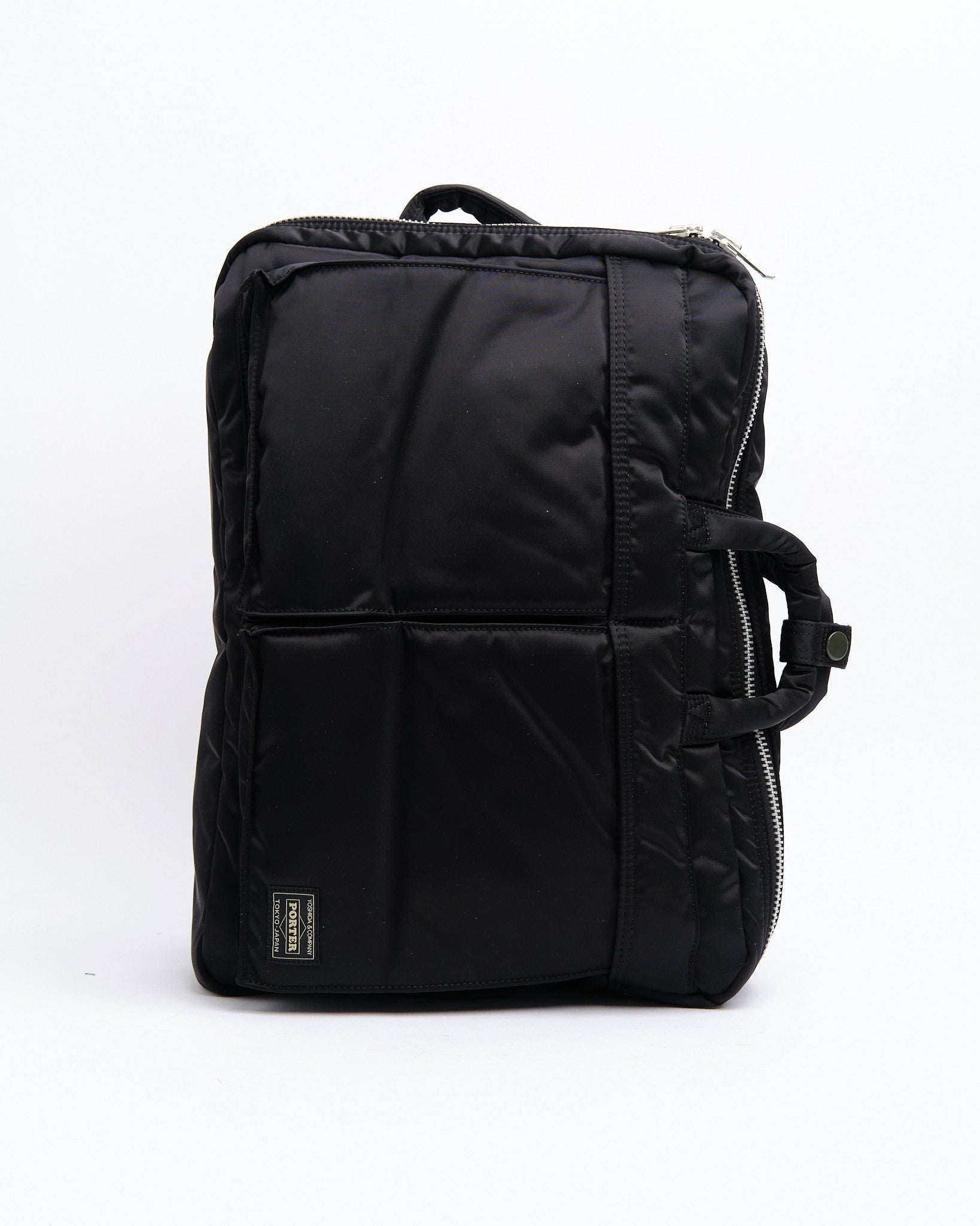 【新品】PORTER TANKER 3WAY DOCUMENT BAG Wzip PORTER TANKER 3WAY DOCUMENT BAG W zip Black Briefcase