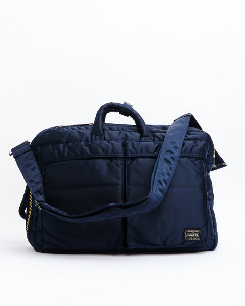 新品 PORTER / TANKER 3WAY DOCUMENTBAG Wzip New Tanker 3-Way Document Bag Navy by Porter by Yoshida
