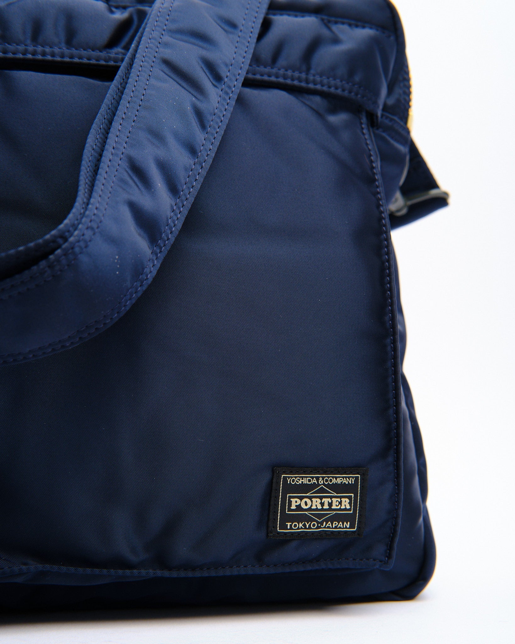New Tanker 3-Way Document Bag Navy by Porter by Yoshida - Meadow