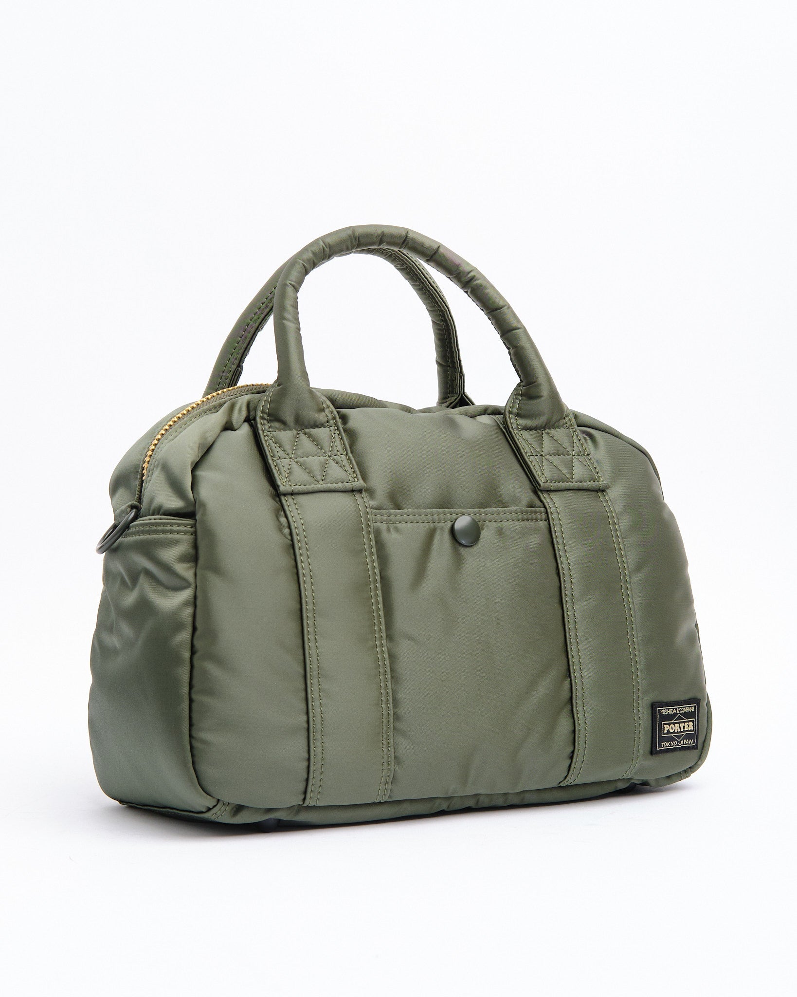 New Tanker Boston Bag Sage Green by Porter by Yoshida - Meadow