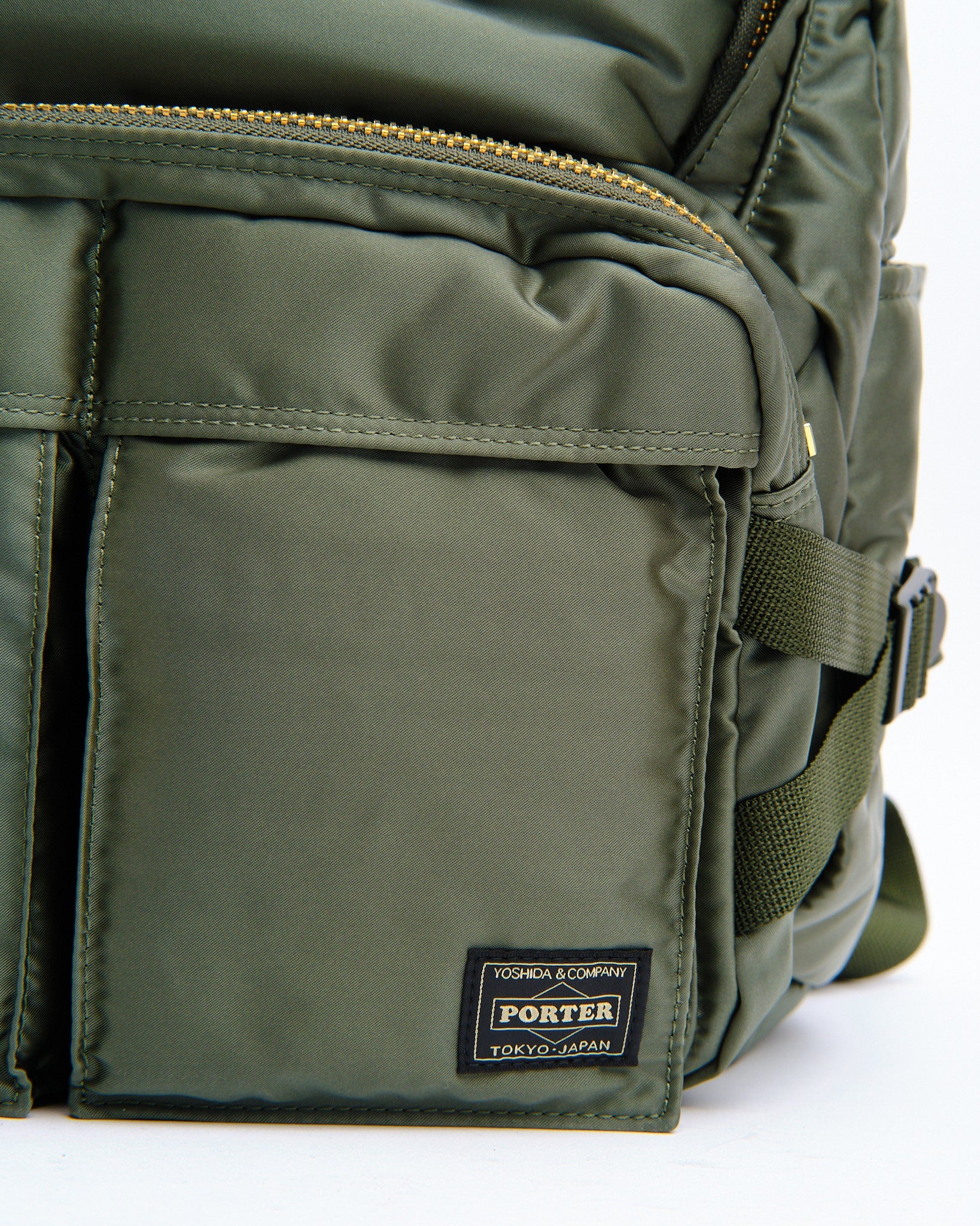 New Tanker Daypack (L) Sage Green by Porter by Yoshida