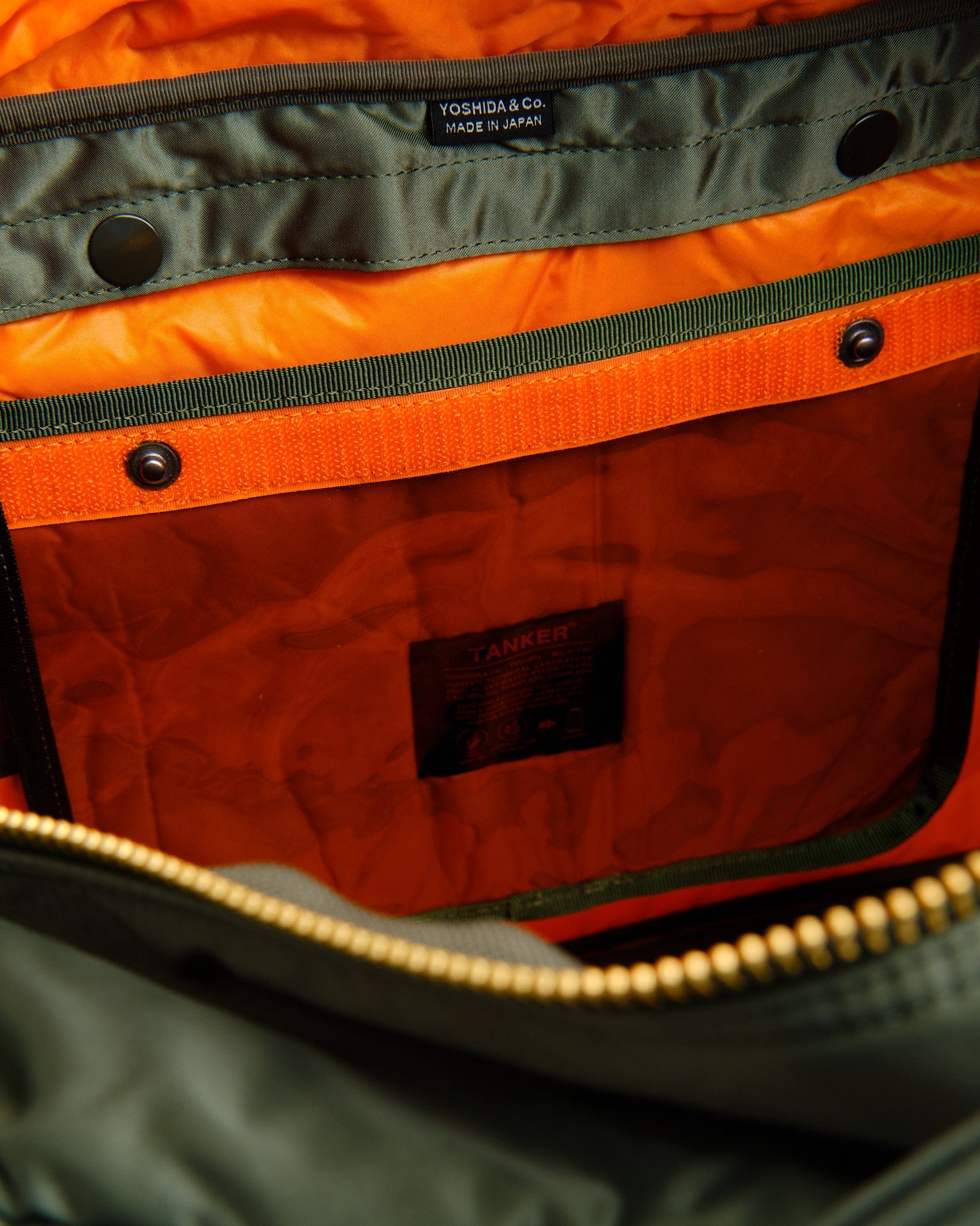 New Tanker Duffle Bag Sage Green by Porter by Yoshida - Meadow