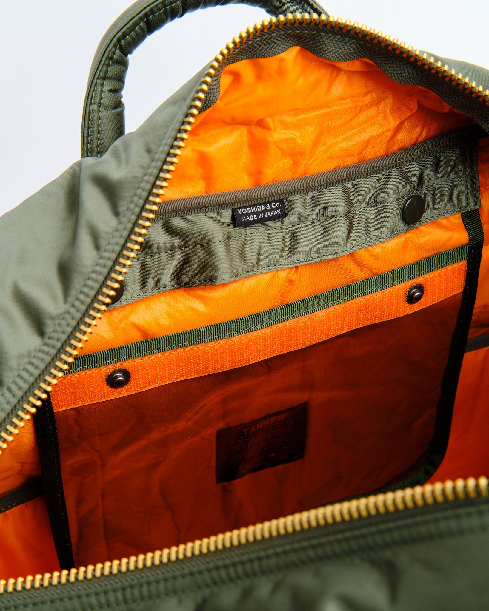 New Tanker Duffle Bag Sage Green by Porter by Yoshida - Meadow
