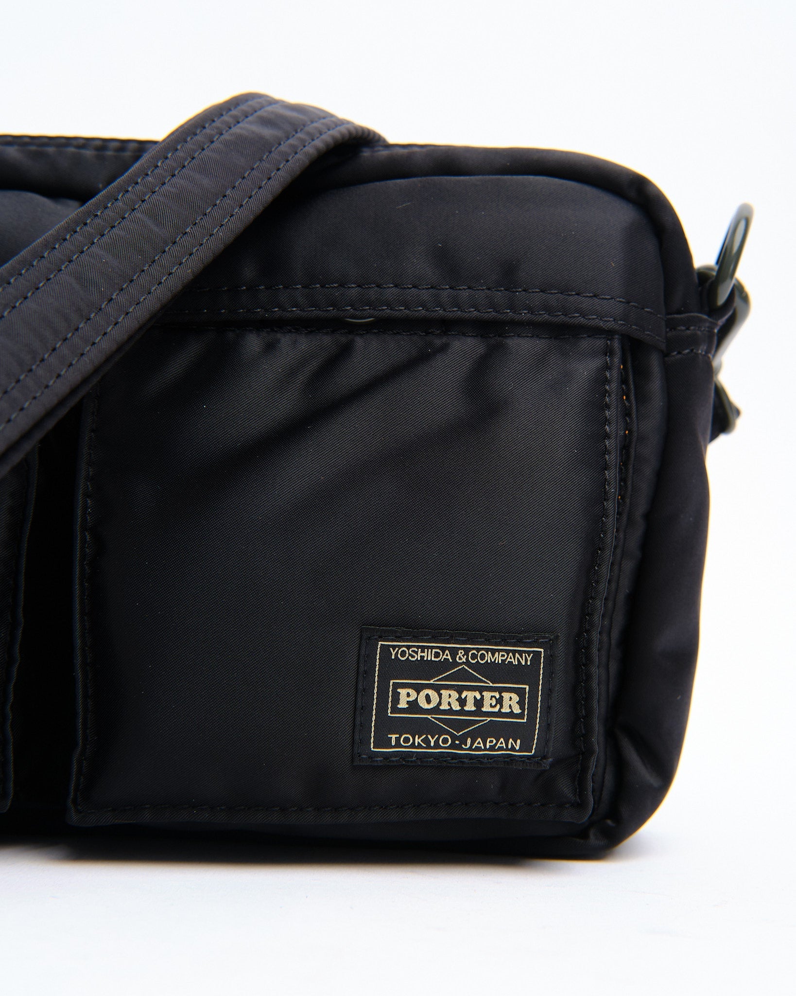 New Tanker Sling Bag Black by Porter by Yoshida ▶️ Meadow