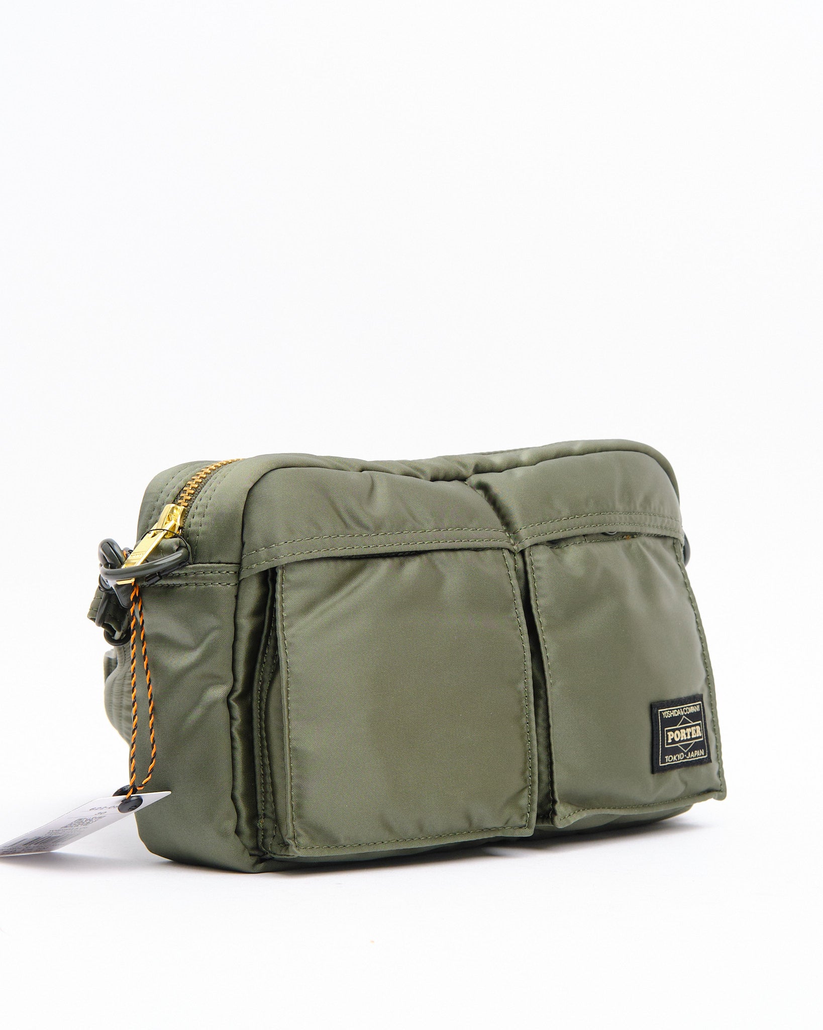 New Tanker Sling Bag Sage Green by Porter by Yoshida - Meadow