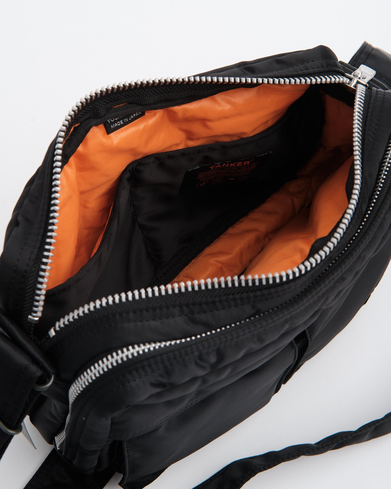 porter | New Tanker Sling Bag W Zip Black | meadow