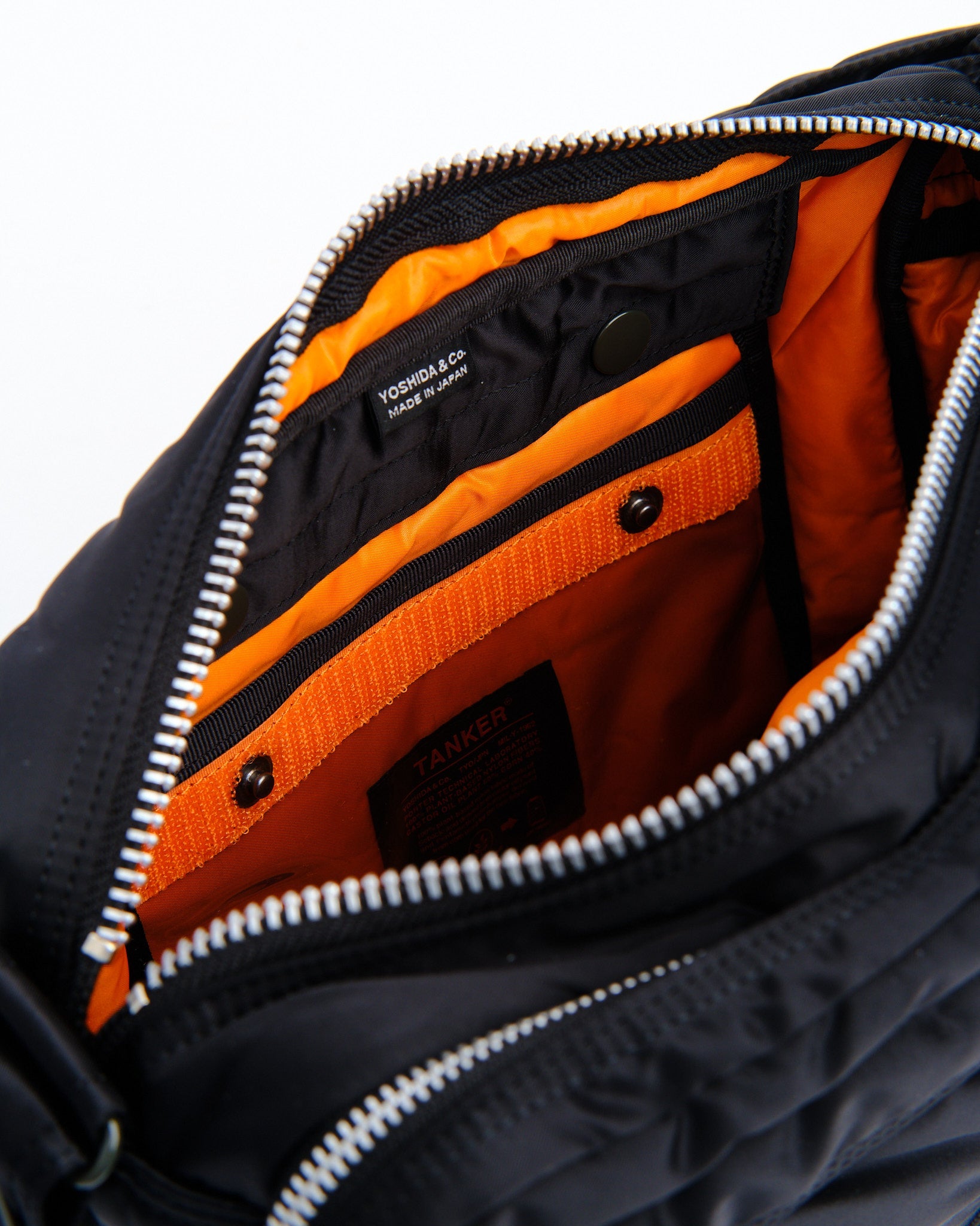 New Tanker Sling Bag W Zip (L) Black by Porter by Yoshida - Meadow