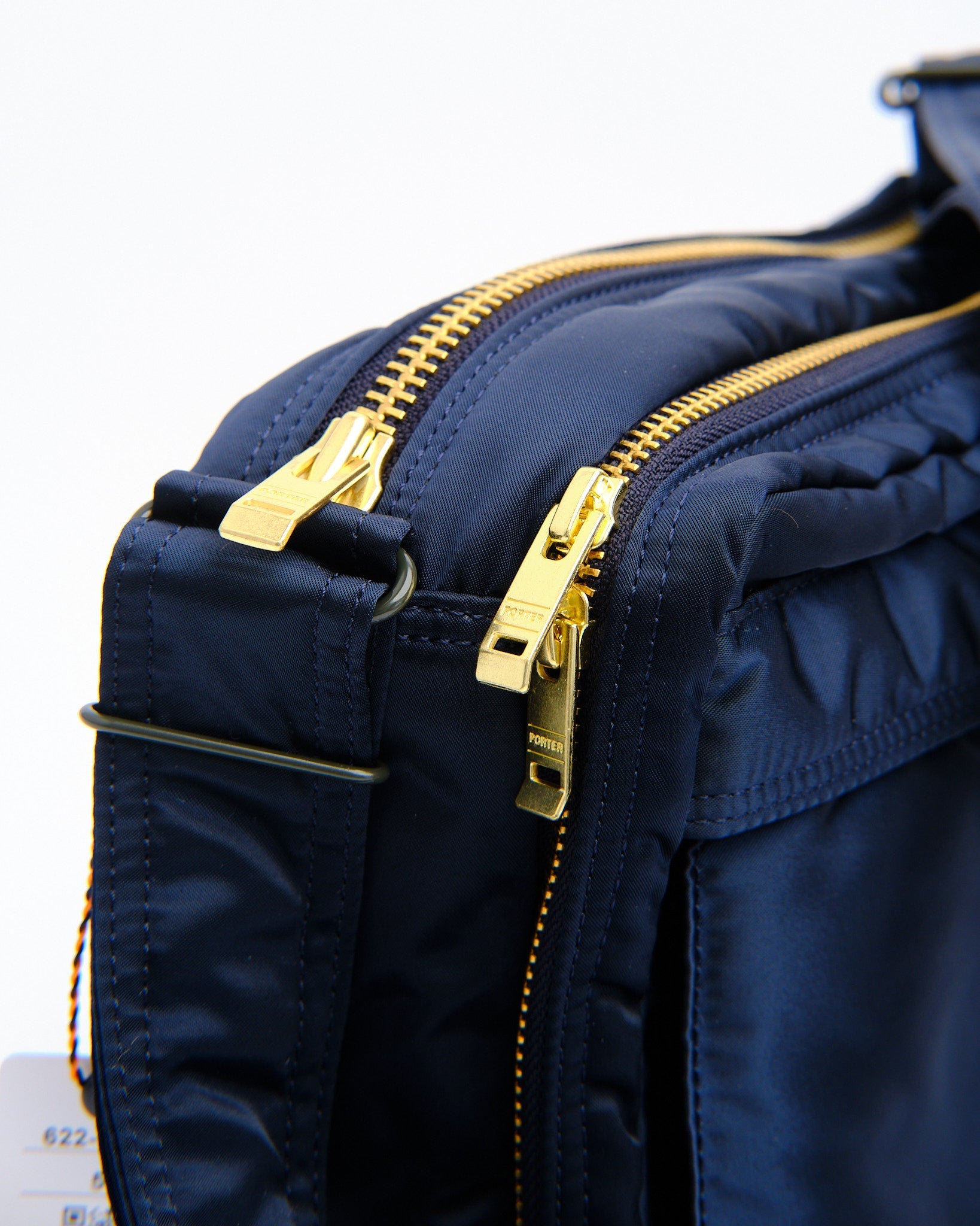 New Tanker Sling Bag W Zip (L) Navy by Porter by Yoshida - Meadow