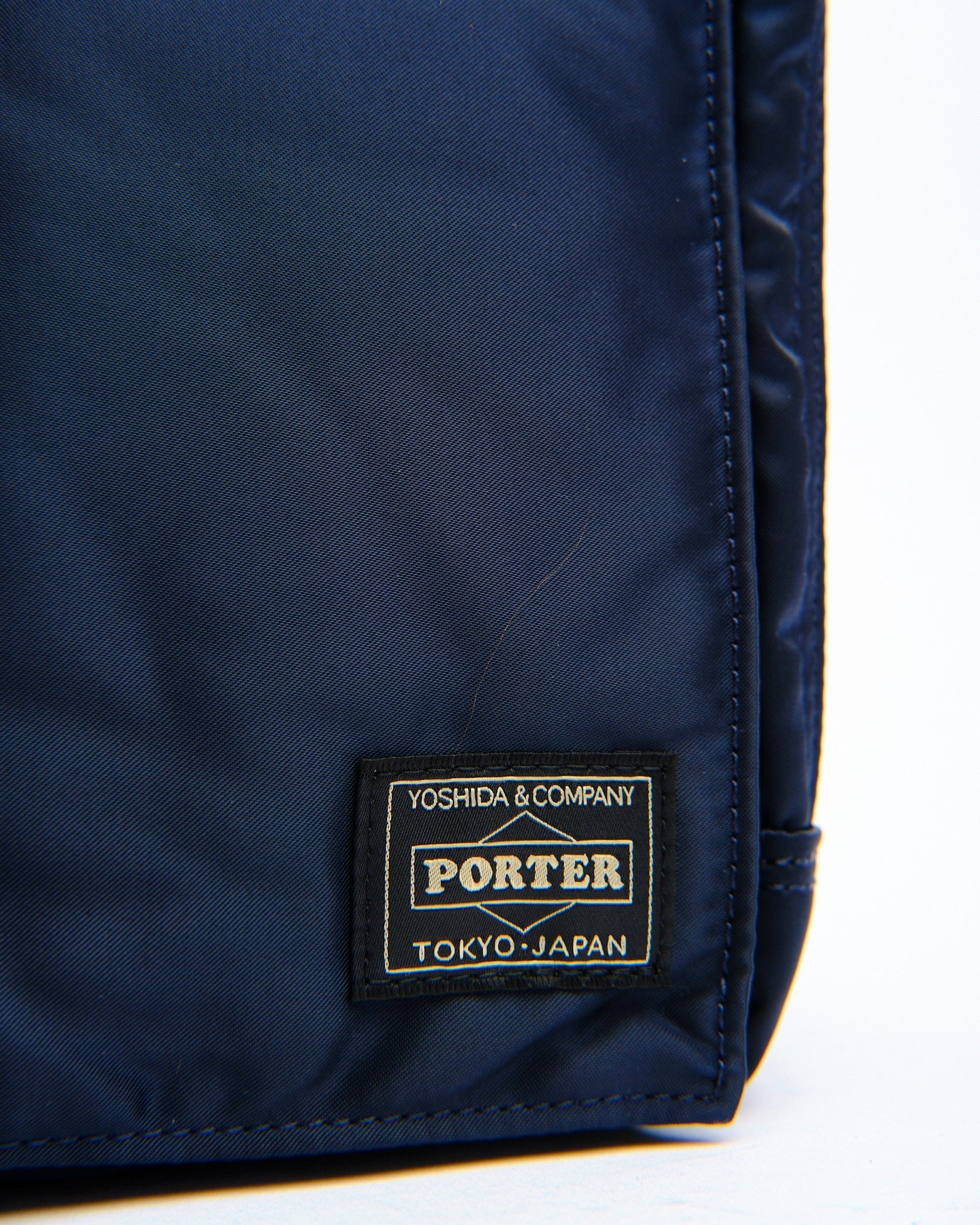 New Tanker Sling Bag W Zip (L) Navy by Porter by Yoshida - Meadow