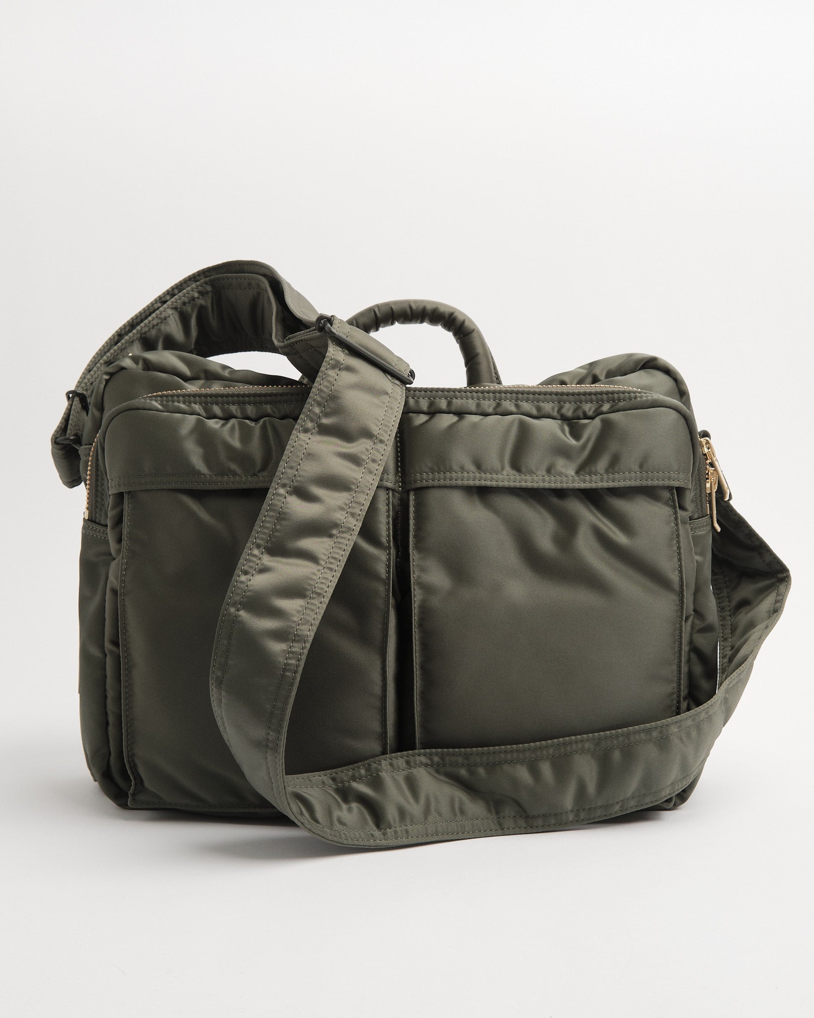 porter | Tanker Sling Bag W Zip (XL) Sage Green | meadow