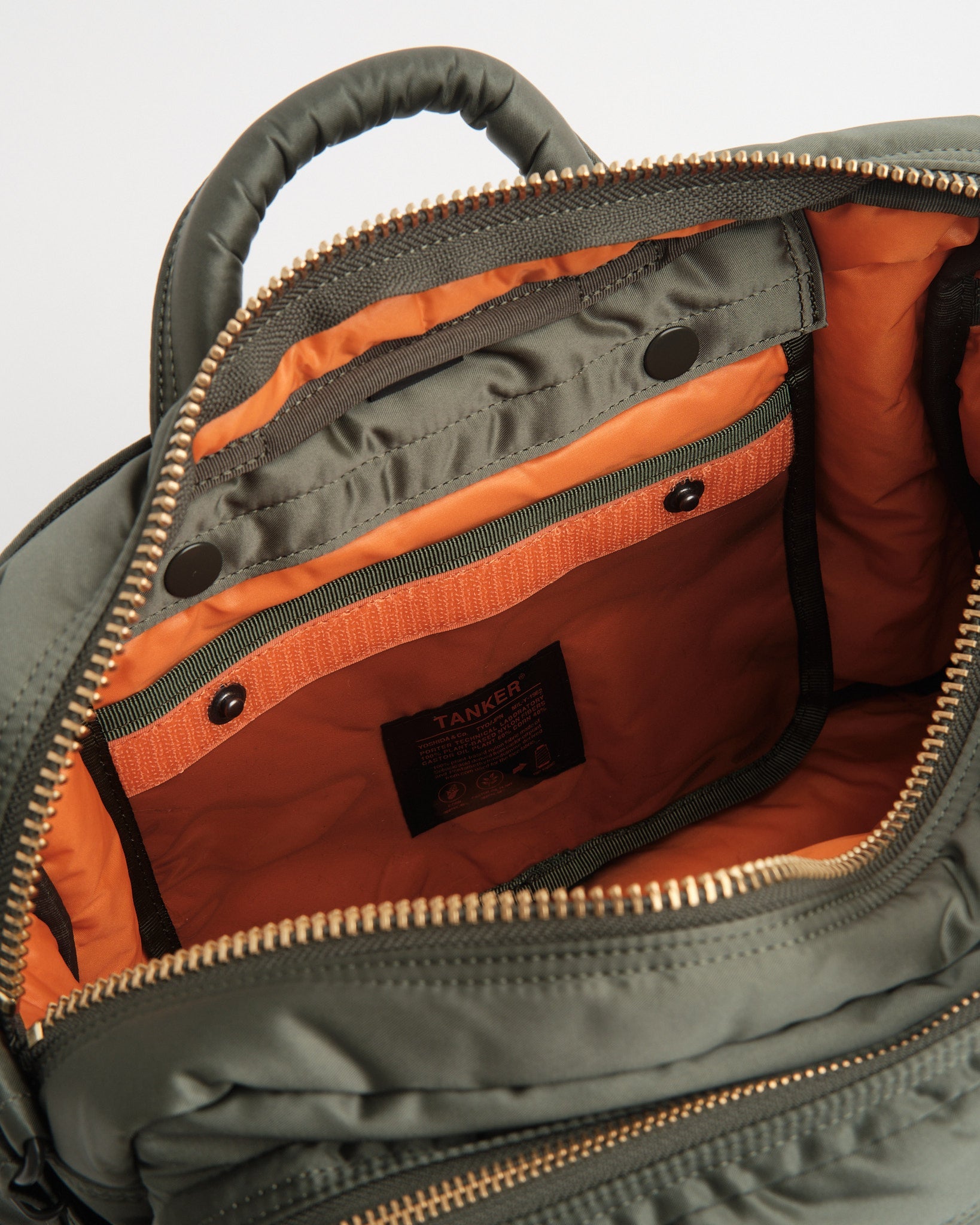 porter | Tanker Sling Bag W Zip (XL) Sage Green | meadow