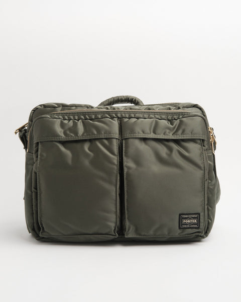 porter | Tanker Sling Bag W Zip (XL) Sage Green | meadow