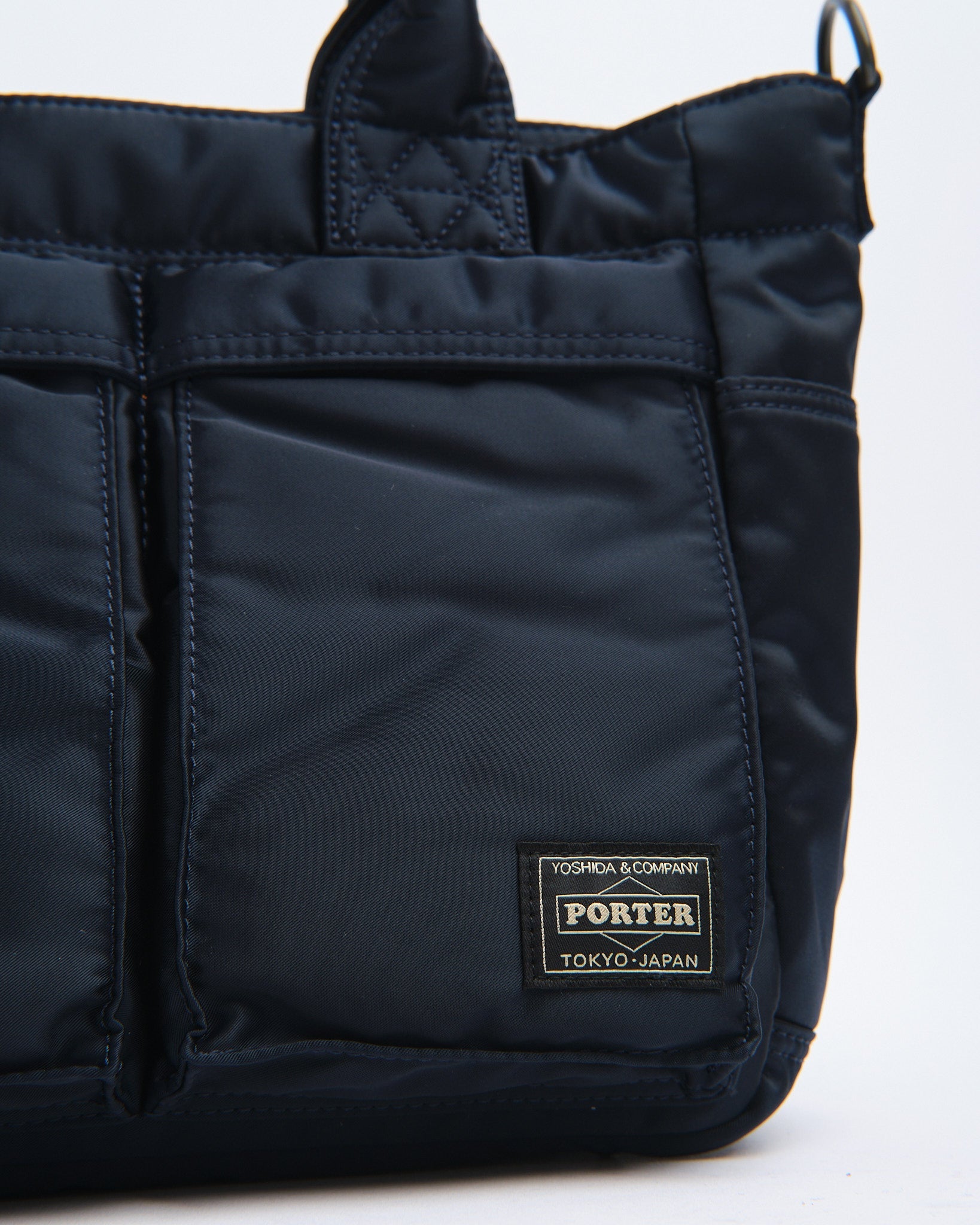 New Tanker Tote Bag Navy by Porter by Yoshida - Meadow