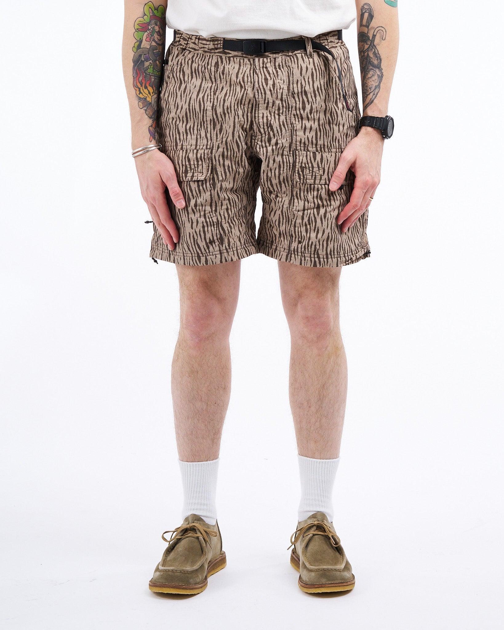 Nylon Tussah Convertible Pant Tribal Olive by Gramicci