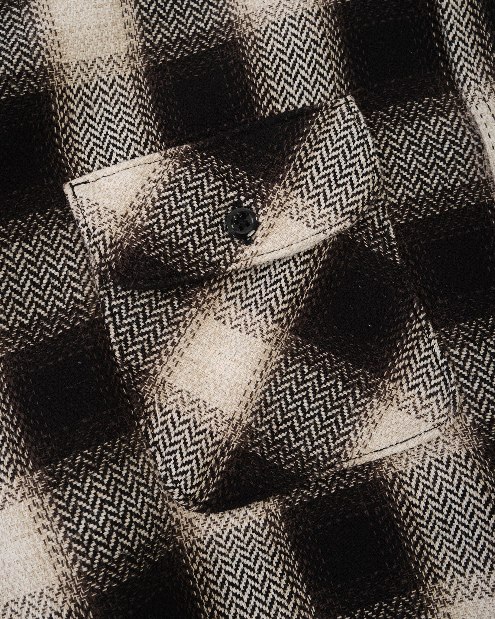 ORGANIC COTTON RELAX FIT HEAVYWEIGHT FLANNEL SHIRT by orSlow - Meadow