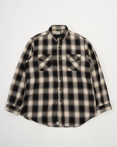 トップス orSlowRELAX FIT HEAVYWEIGHT FLANNELSHIRT organic-cotton-relax-fit-