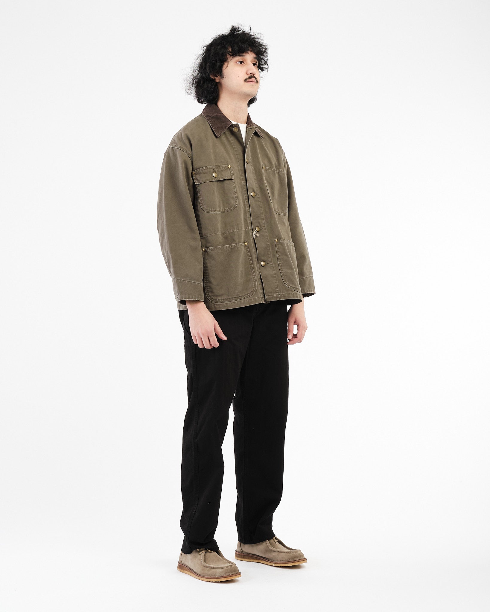 orSlow Relax Fit Coverall Army Green by orSlow - Meadow