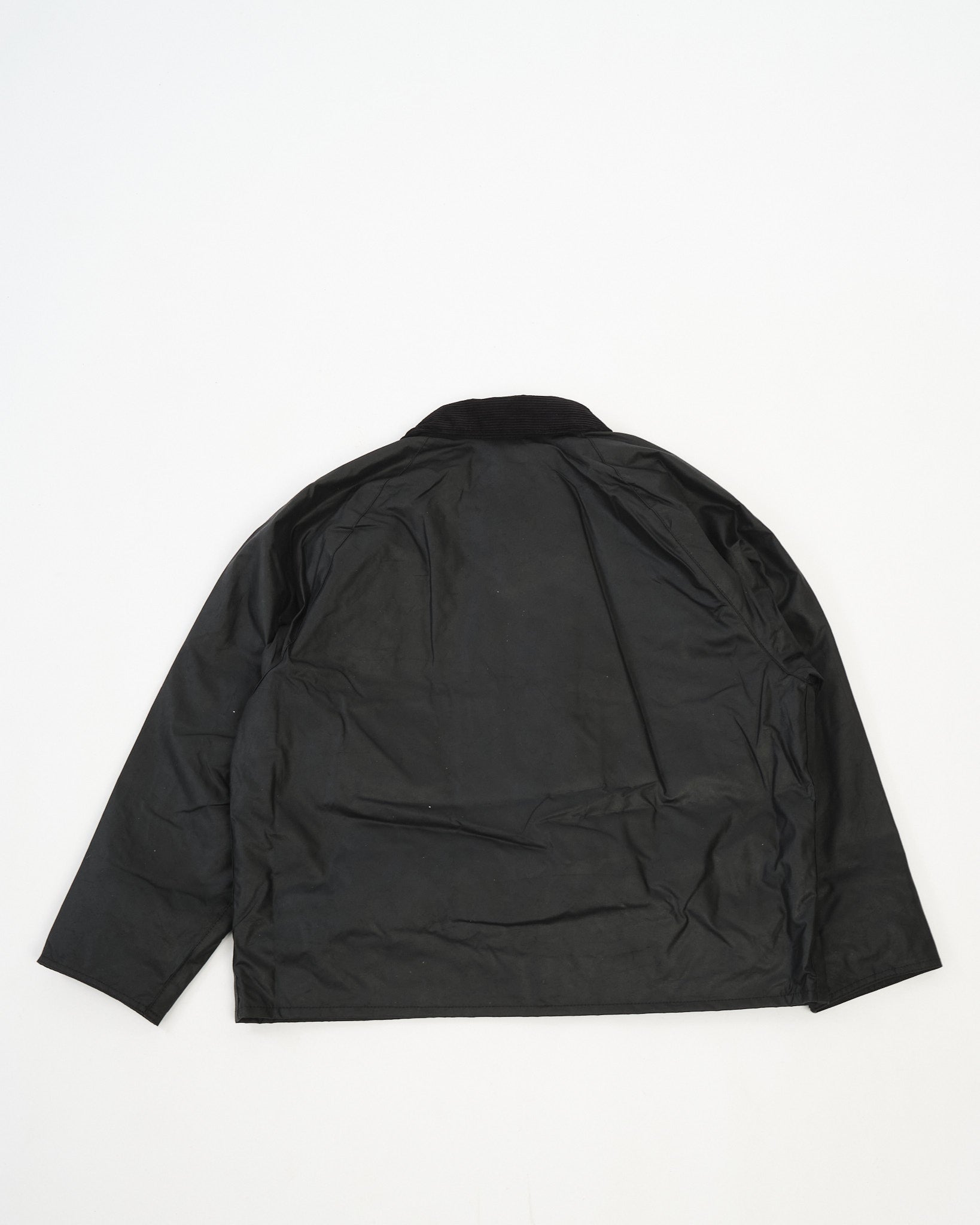 BARBOUR os transport wax jac サイズ36 OS Transport Wax Jacket Black by Barbour - Meadow