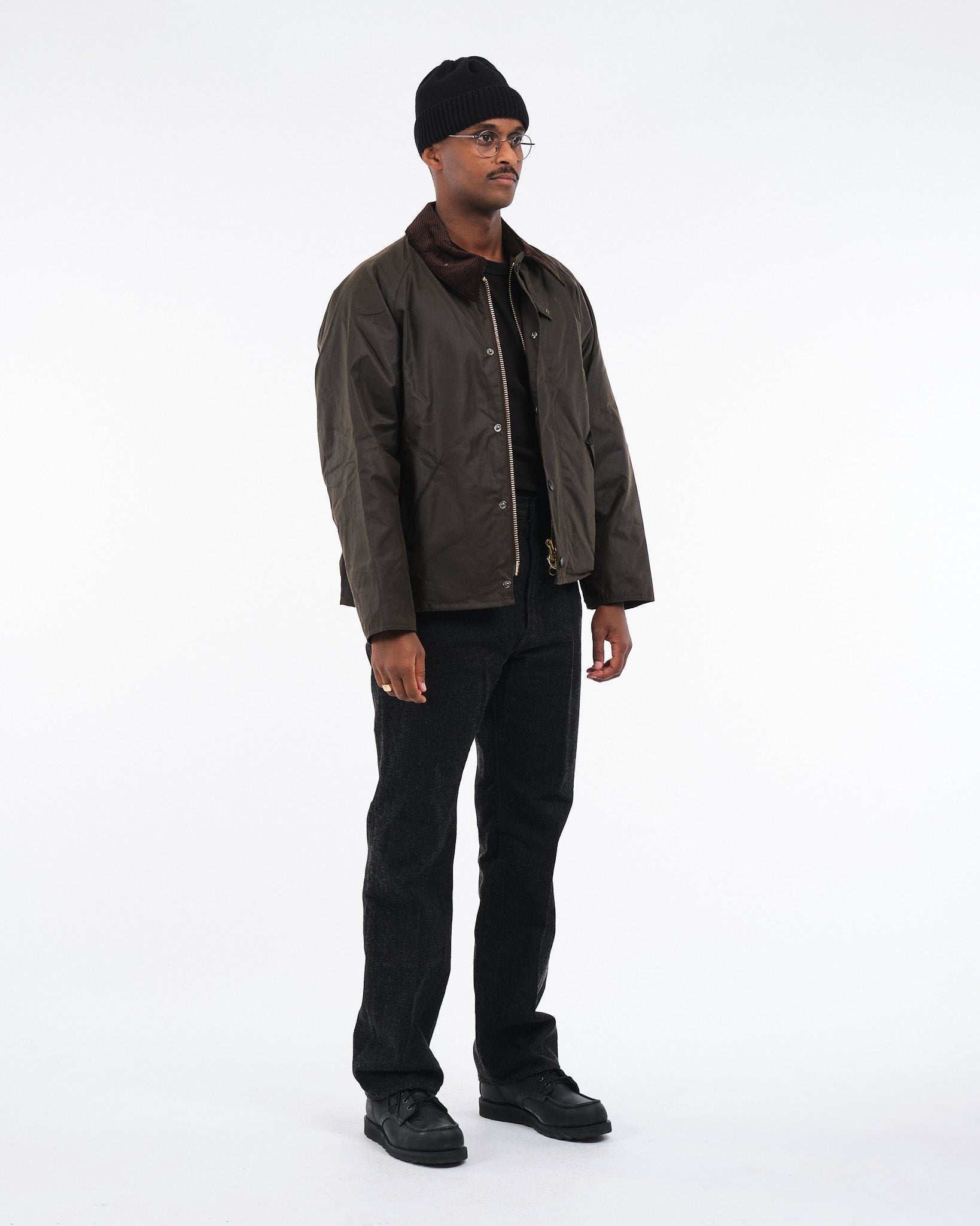 OS Transport Wax Jacket Olive by Barbour ▶️ Meadow Store