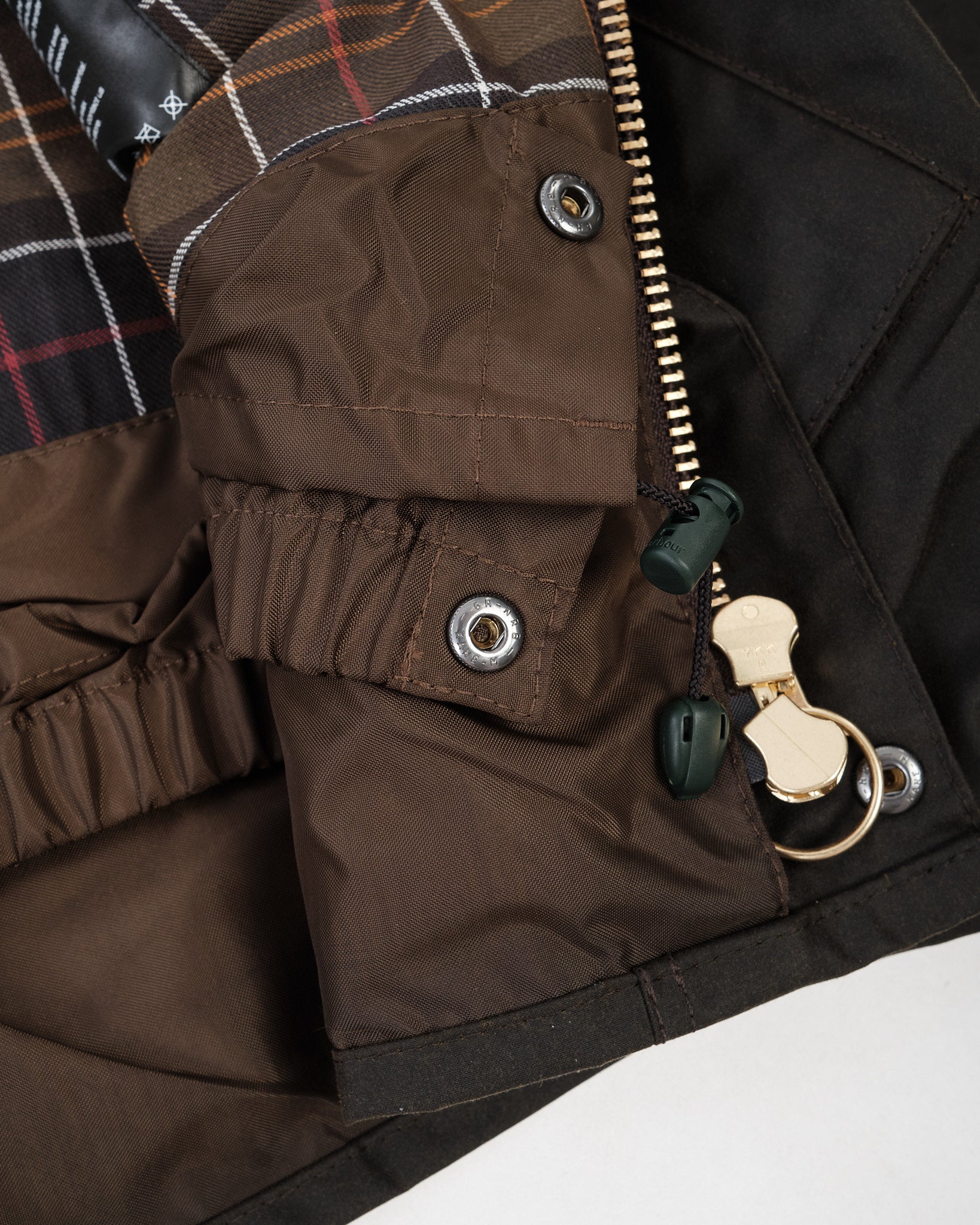 OS Transport Wax Jacket Olive by Barbour - Meadow