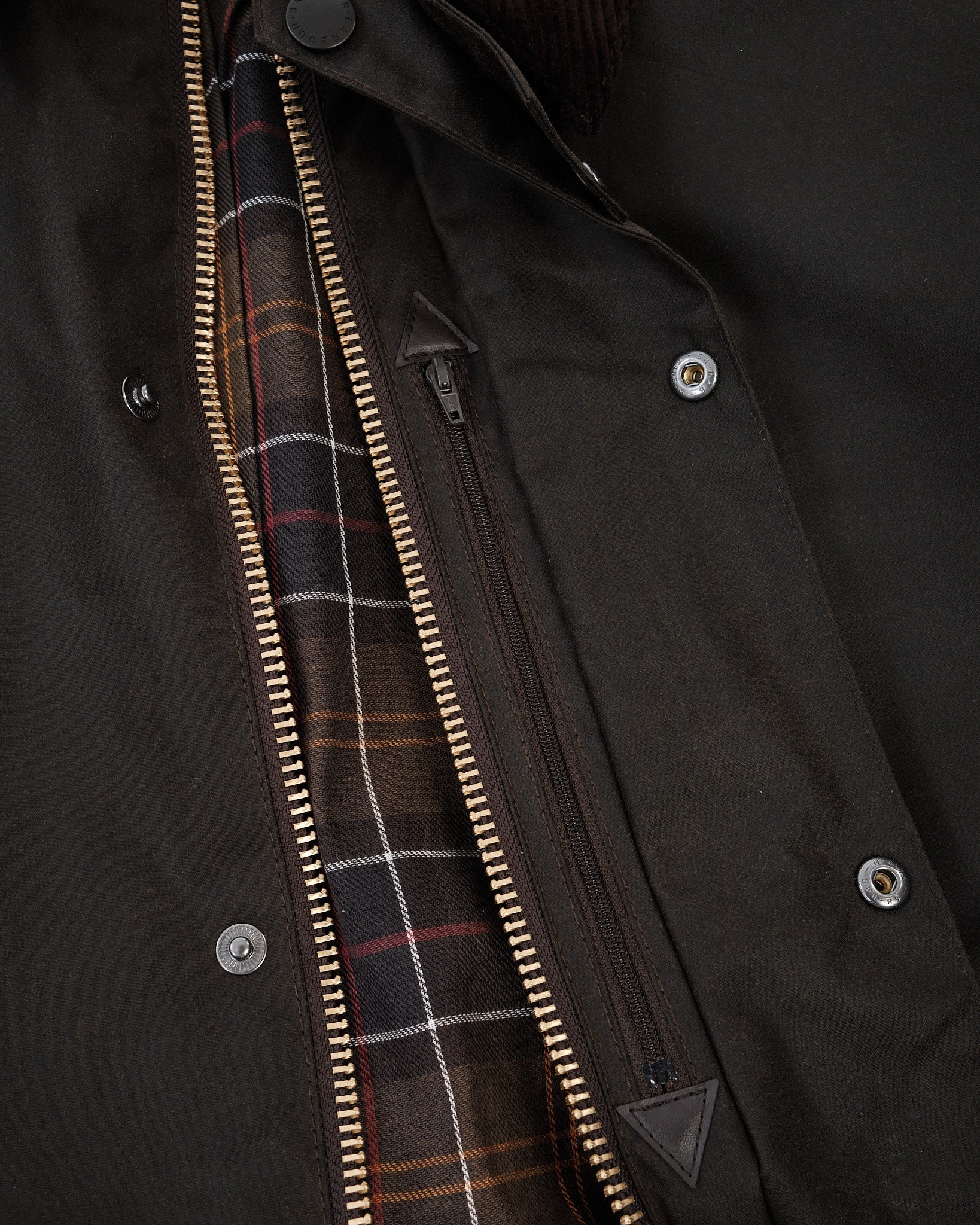 OS Transport Wax Jacket Olive by Barbour - Meadow