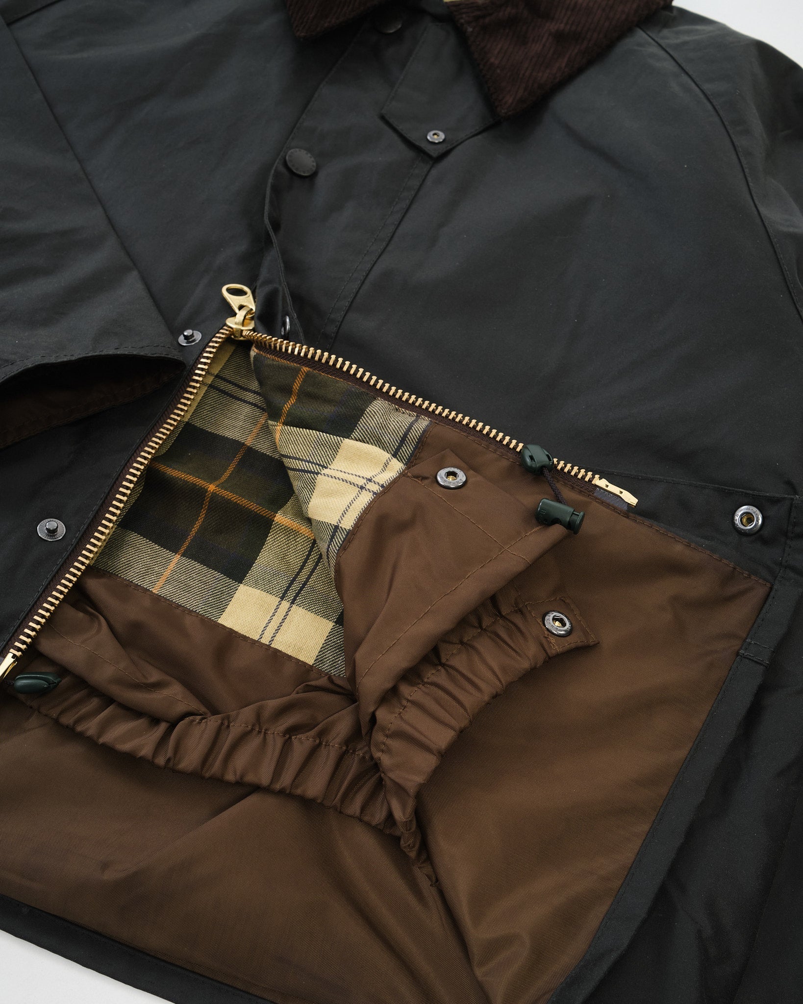 OS Transport Wax Jacket Sage by Barbour - Meadow