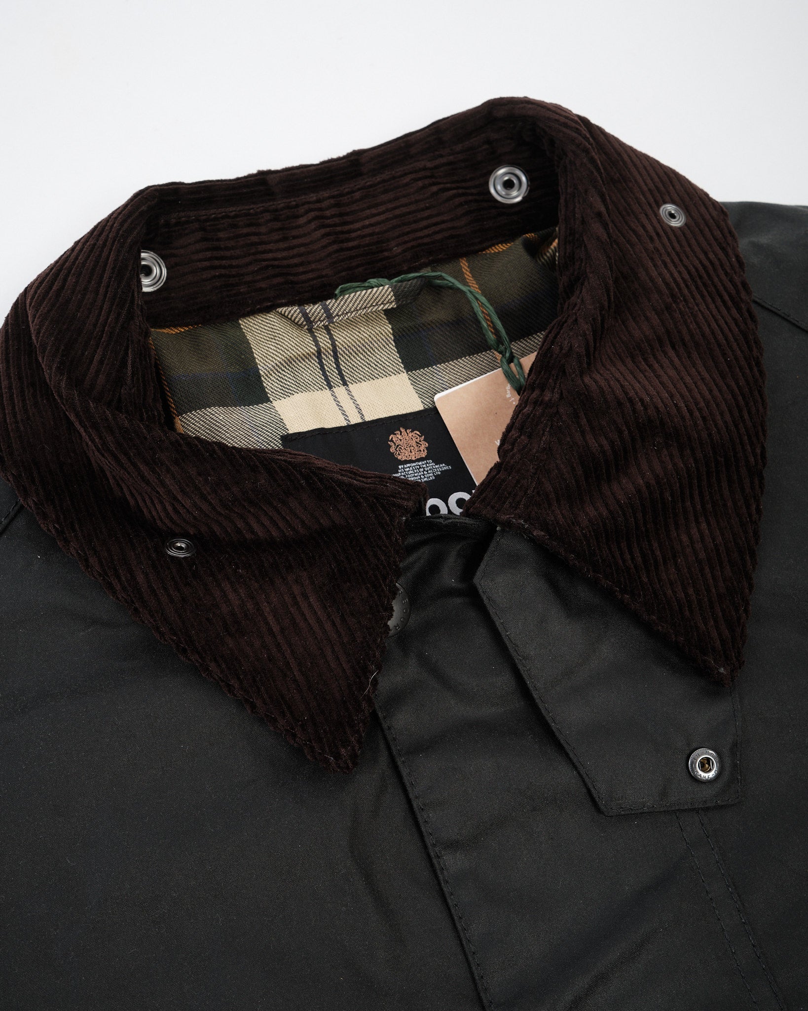 OS Transport Wax Jacket Sage by Barbour - Meadow